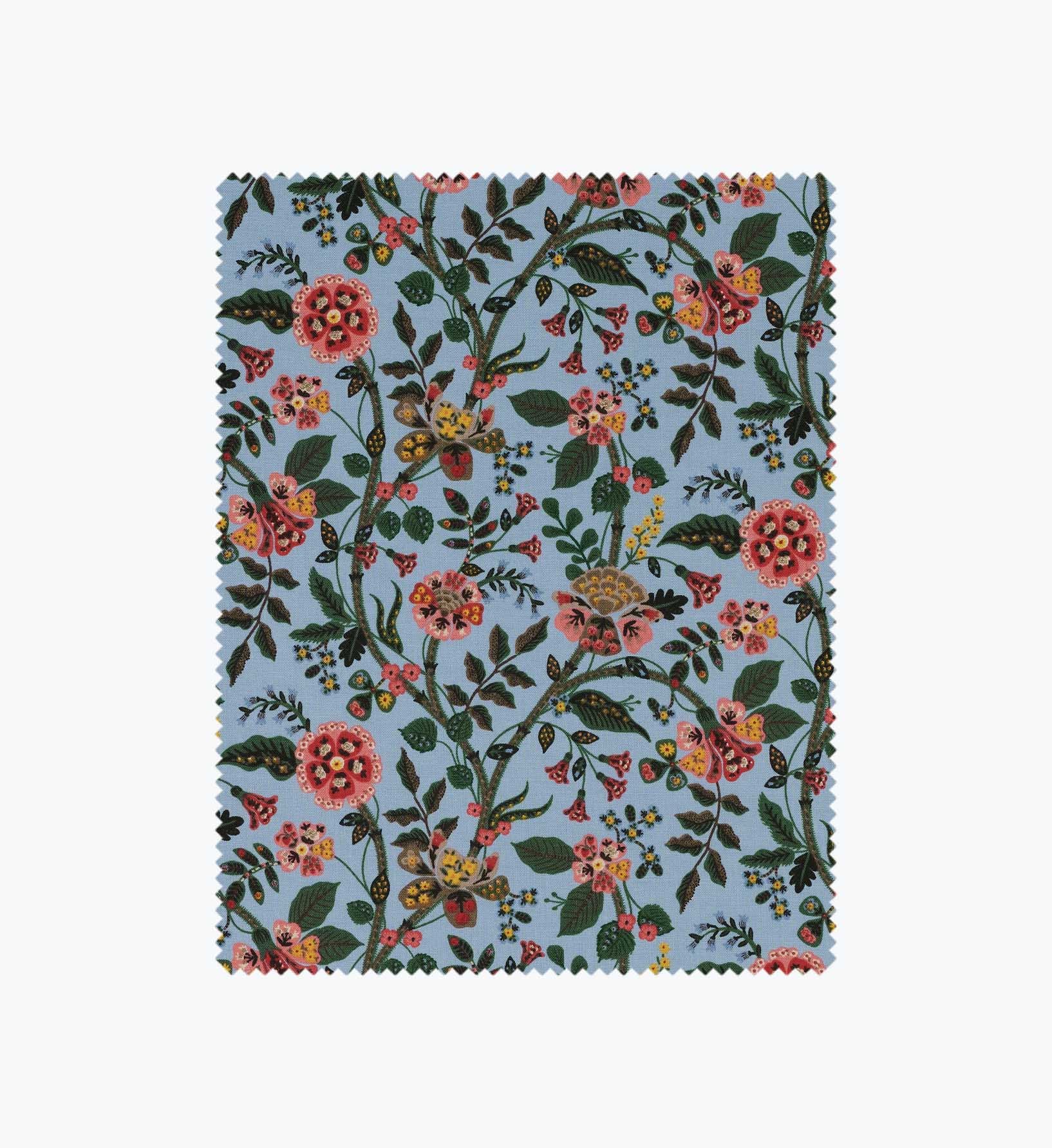 Gracie Cotton Fabric - Slate