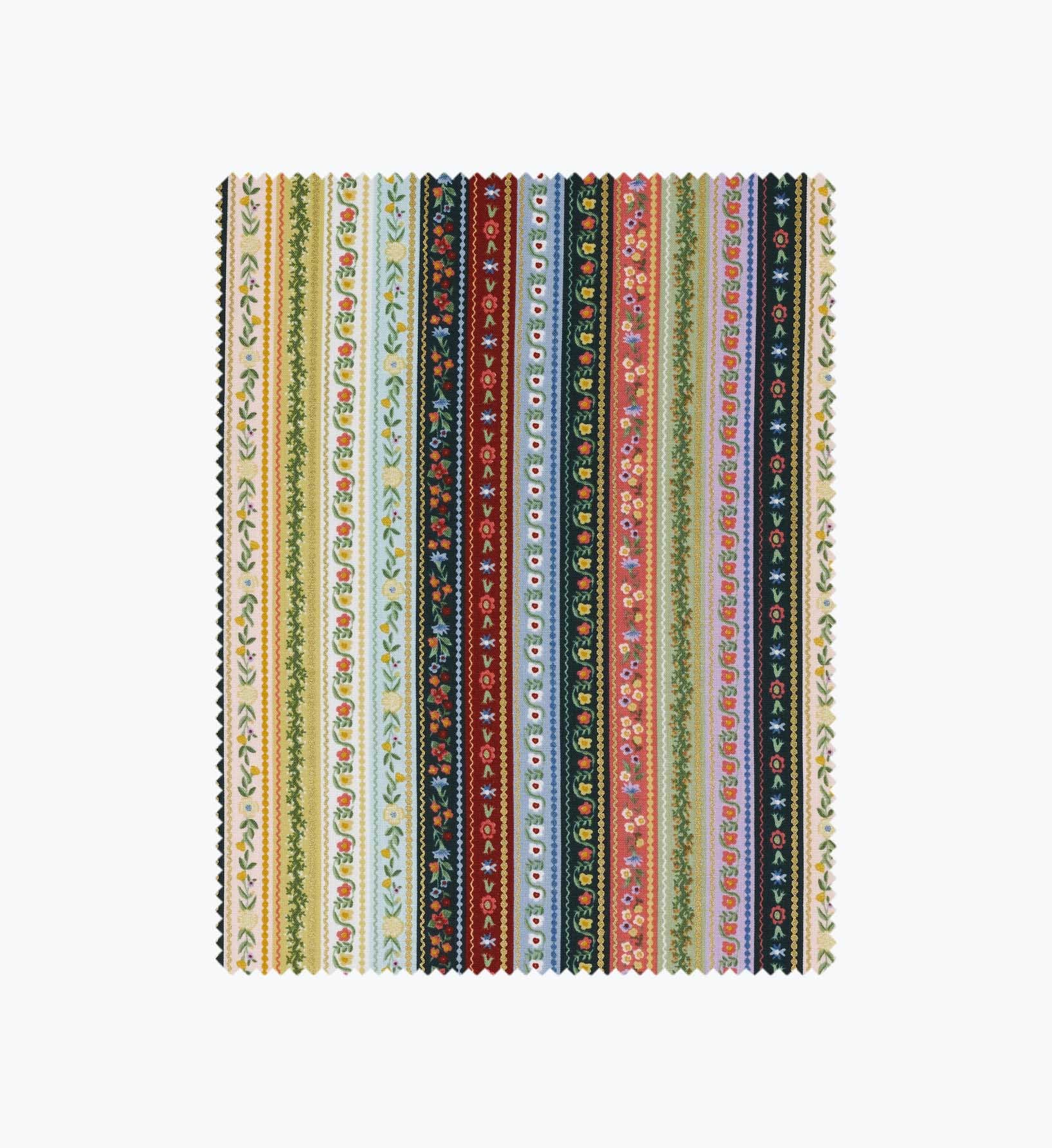 Gemma Cotton Metallic Fabric - Multi