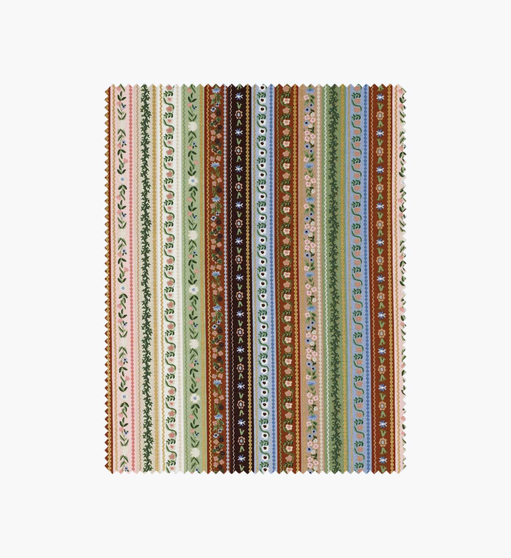 Gemma Cotton Metallic Fabric - Multi II