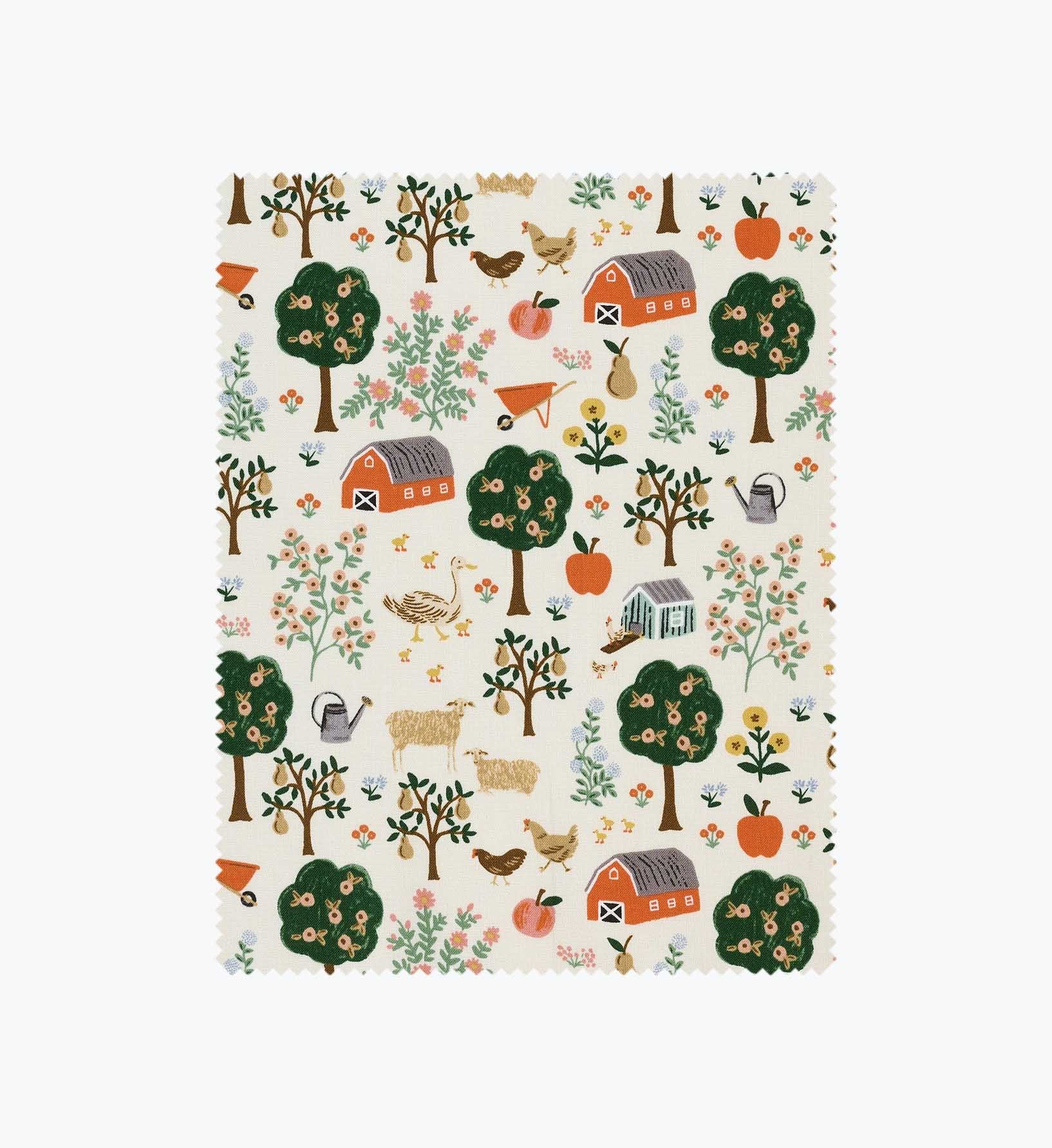 Farmhouse Cotton Fabric - Cream