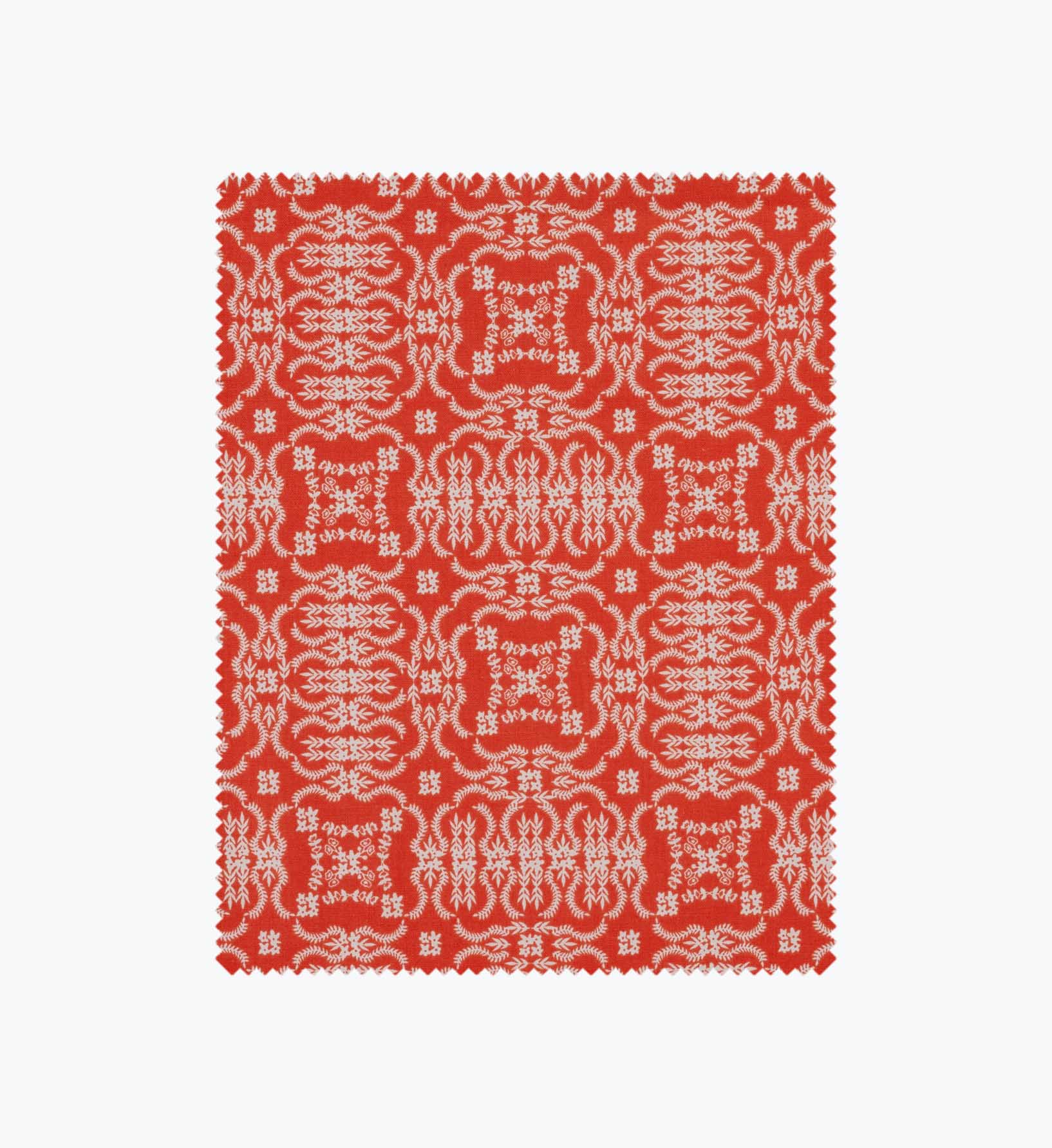 Heritage Cotton Fabric - Red