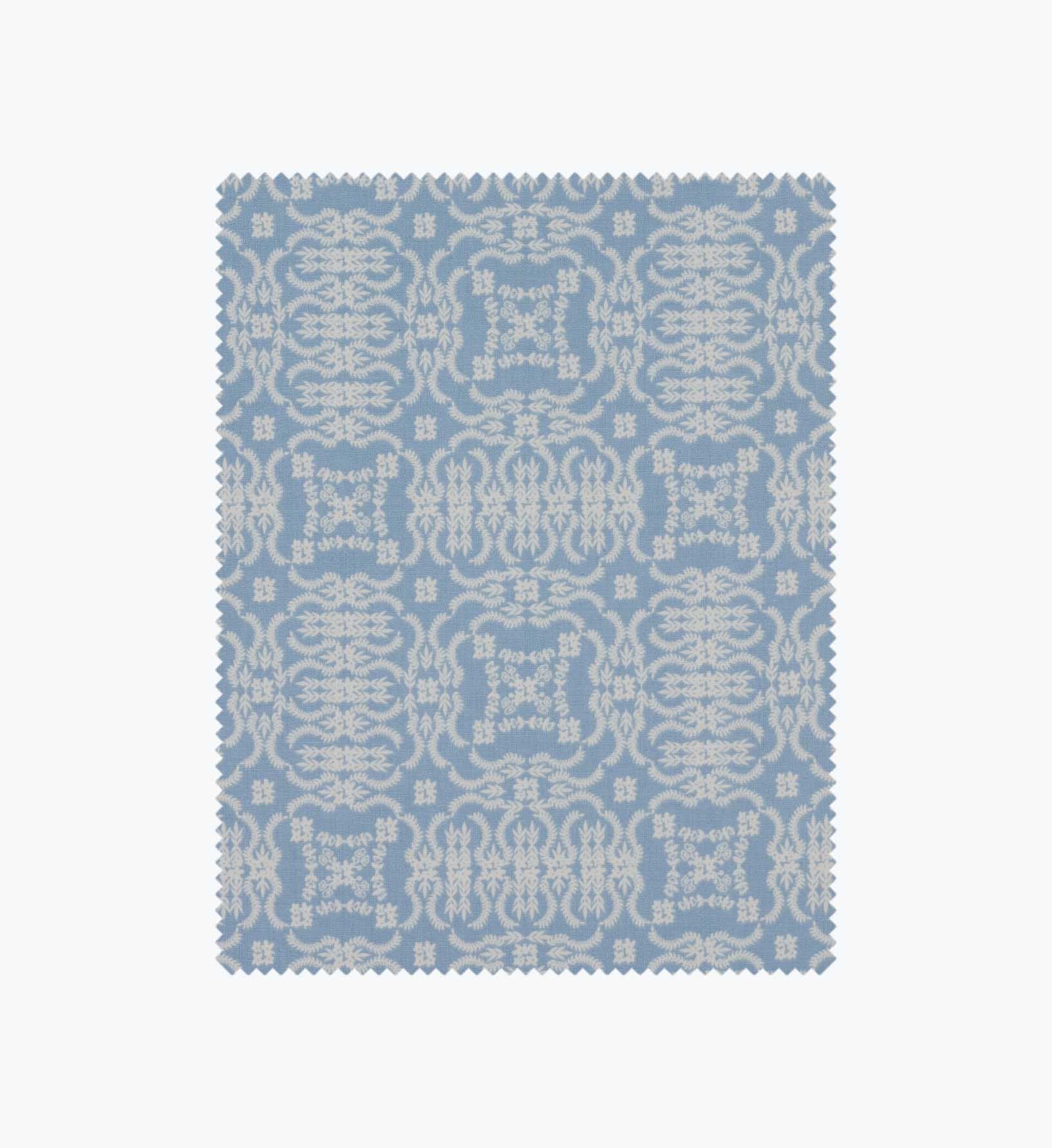 Heritage Cotton Fabric - Blue