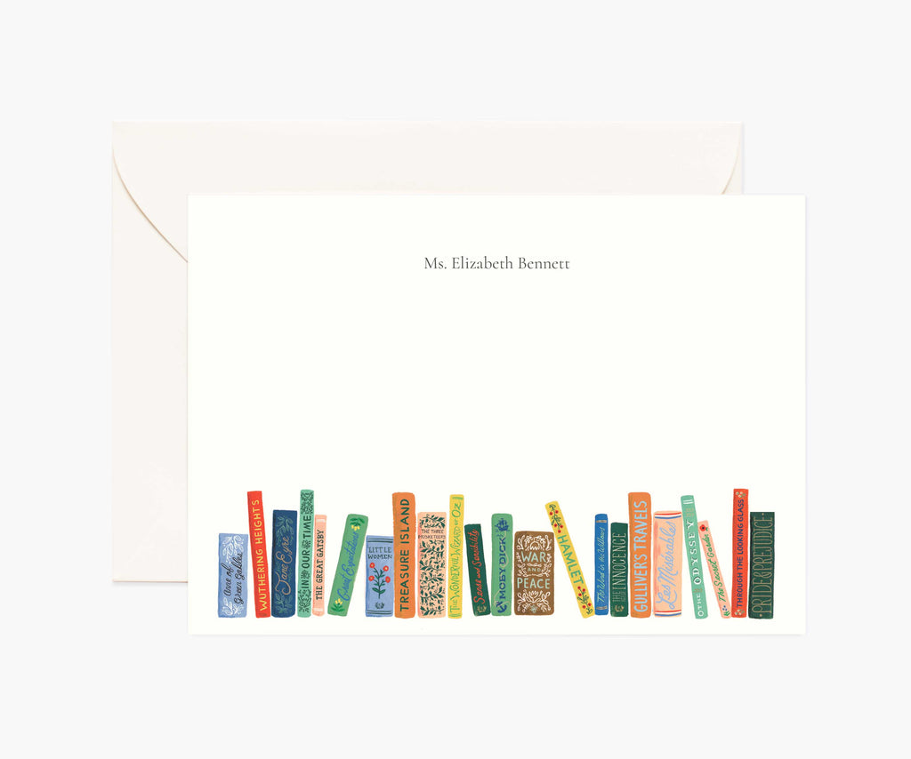 Book Club Personalized Flat Notes | Rifle Paper Co.