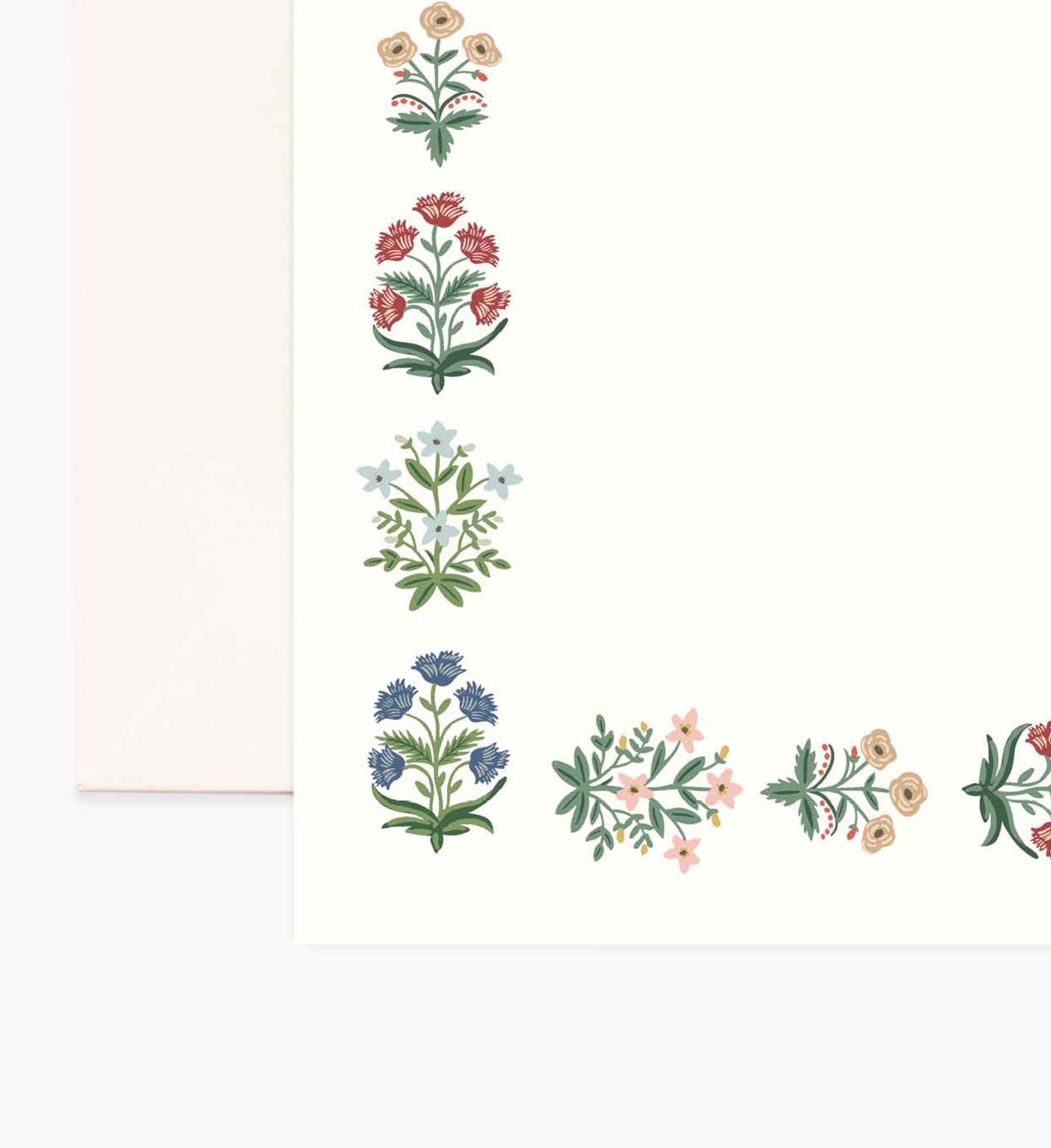 Floral Personalized Stationery  - Mughal Rose