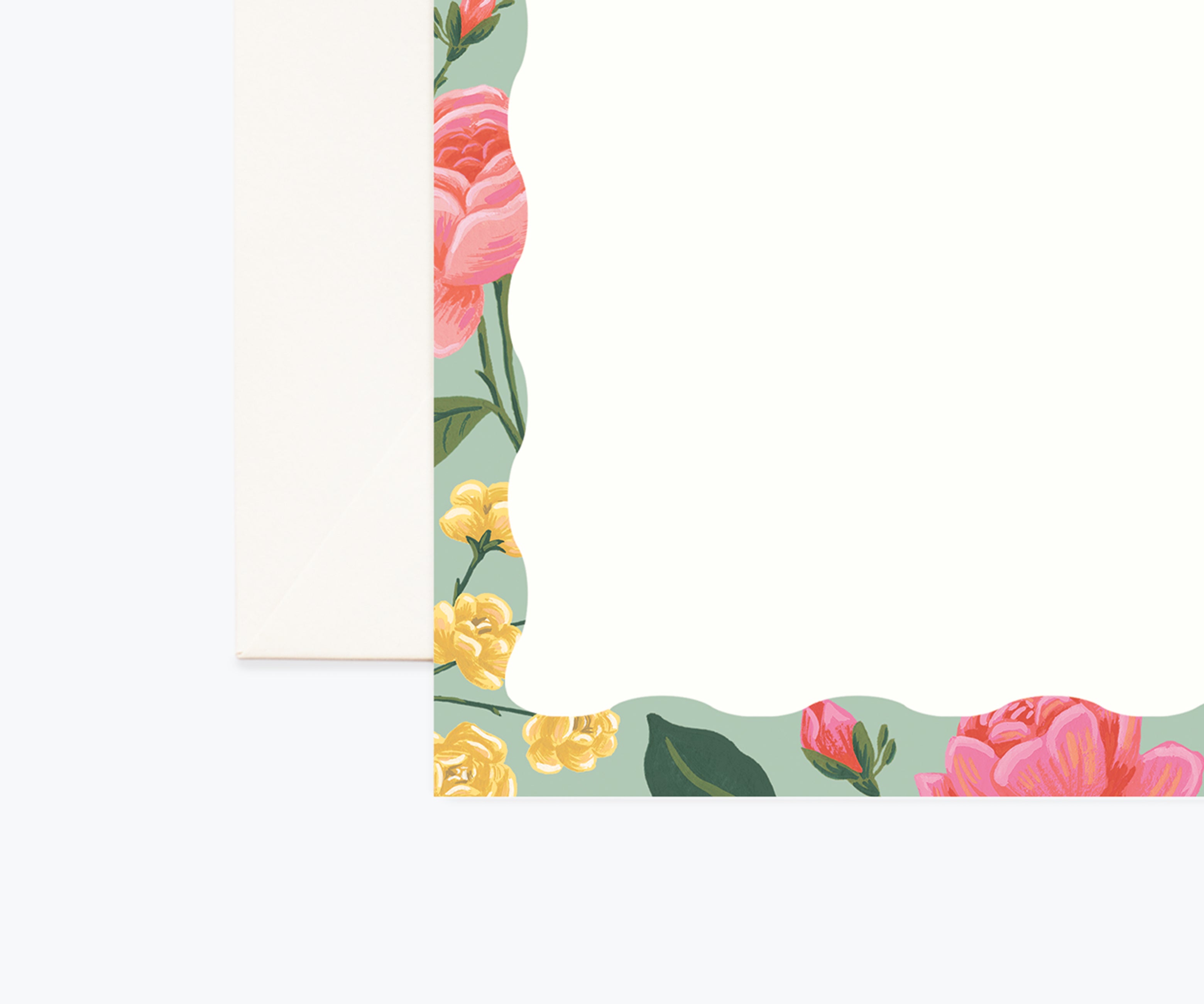 Floral Personalized Stationery  - Roses