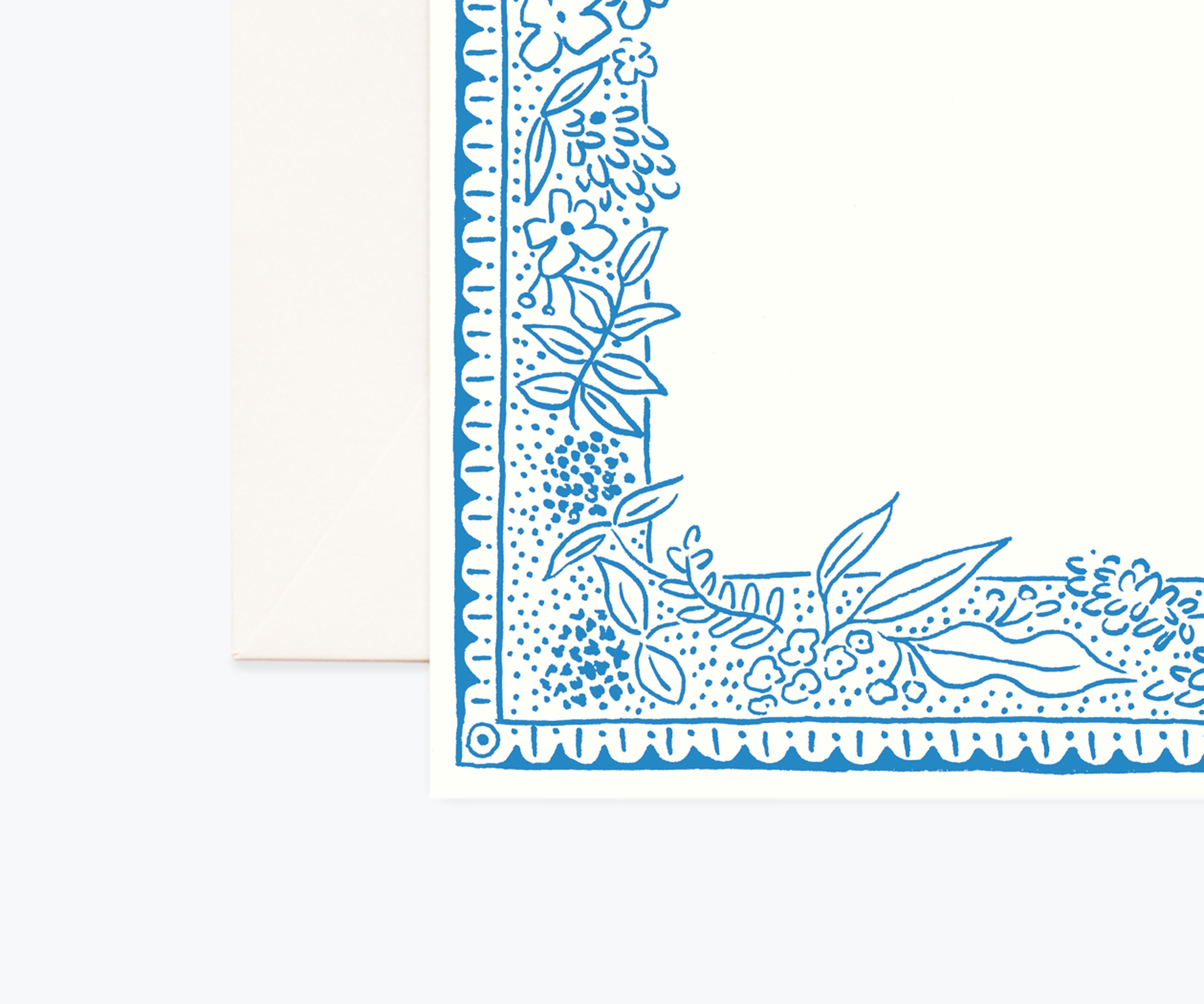 Floral Personalized Stationery  - Delft