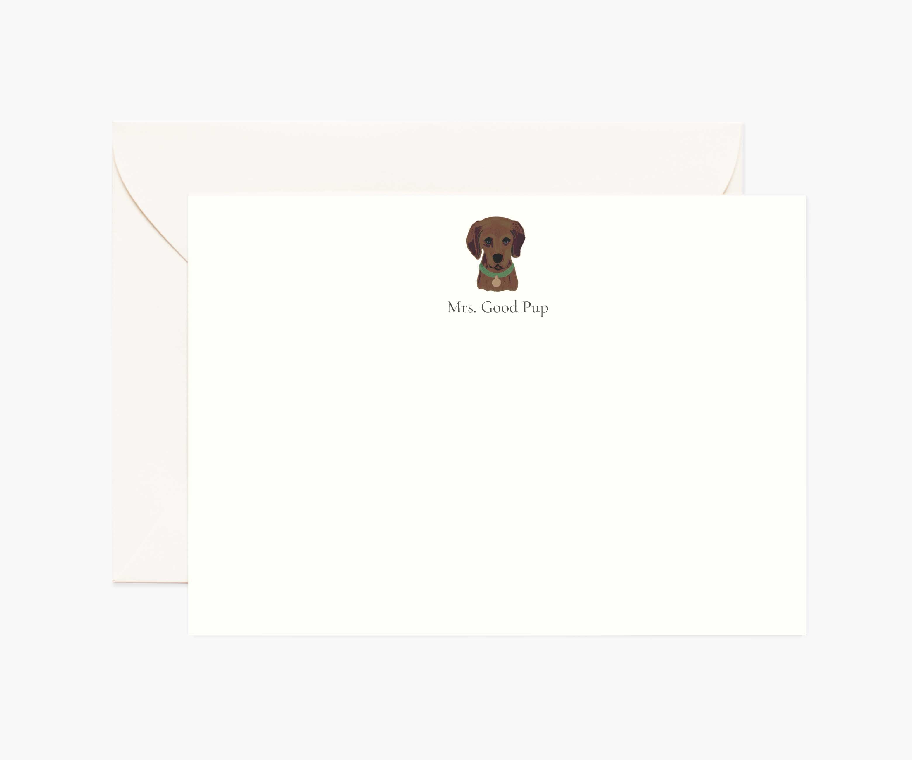 Pets Personalized Stationery - Dog 5