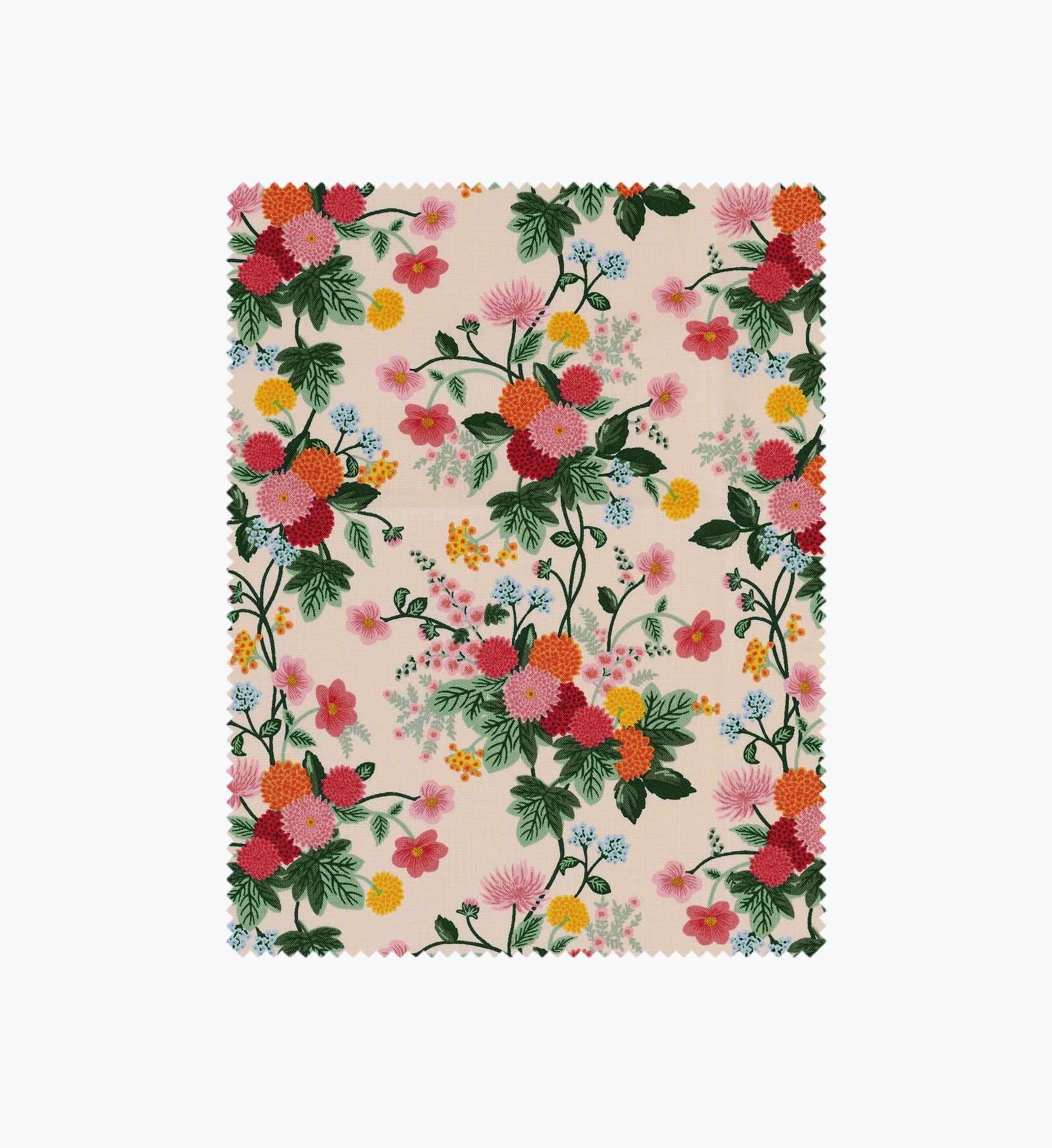 Dahlia Rayon Fabric - Blush