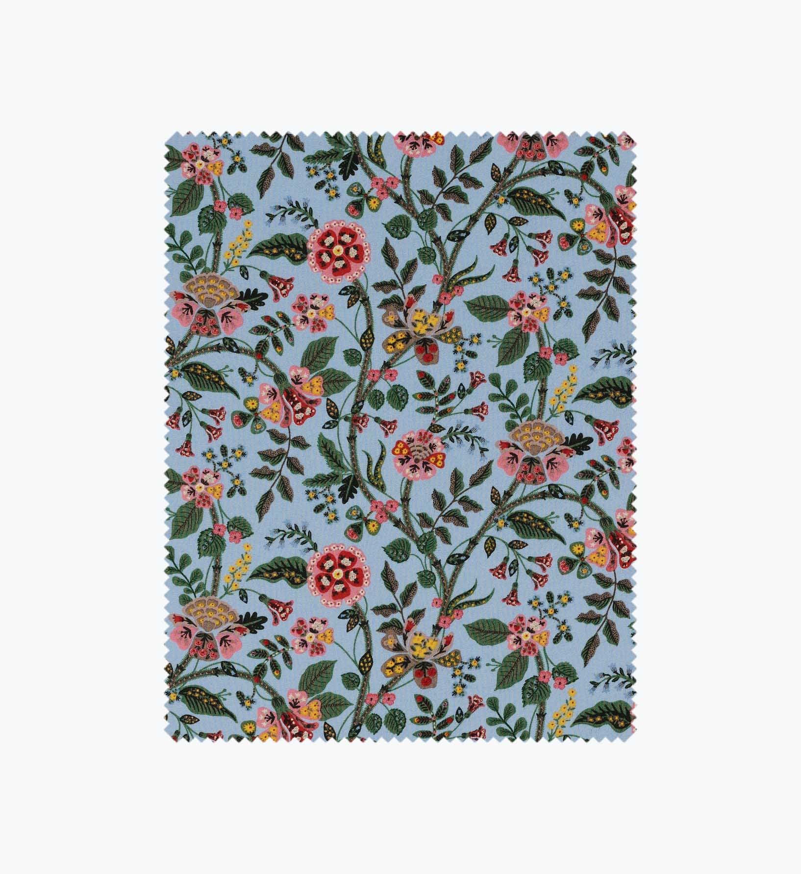 Gracie Rayon Fabric - Slate