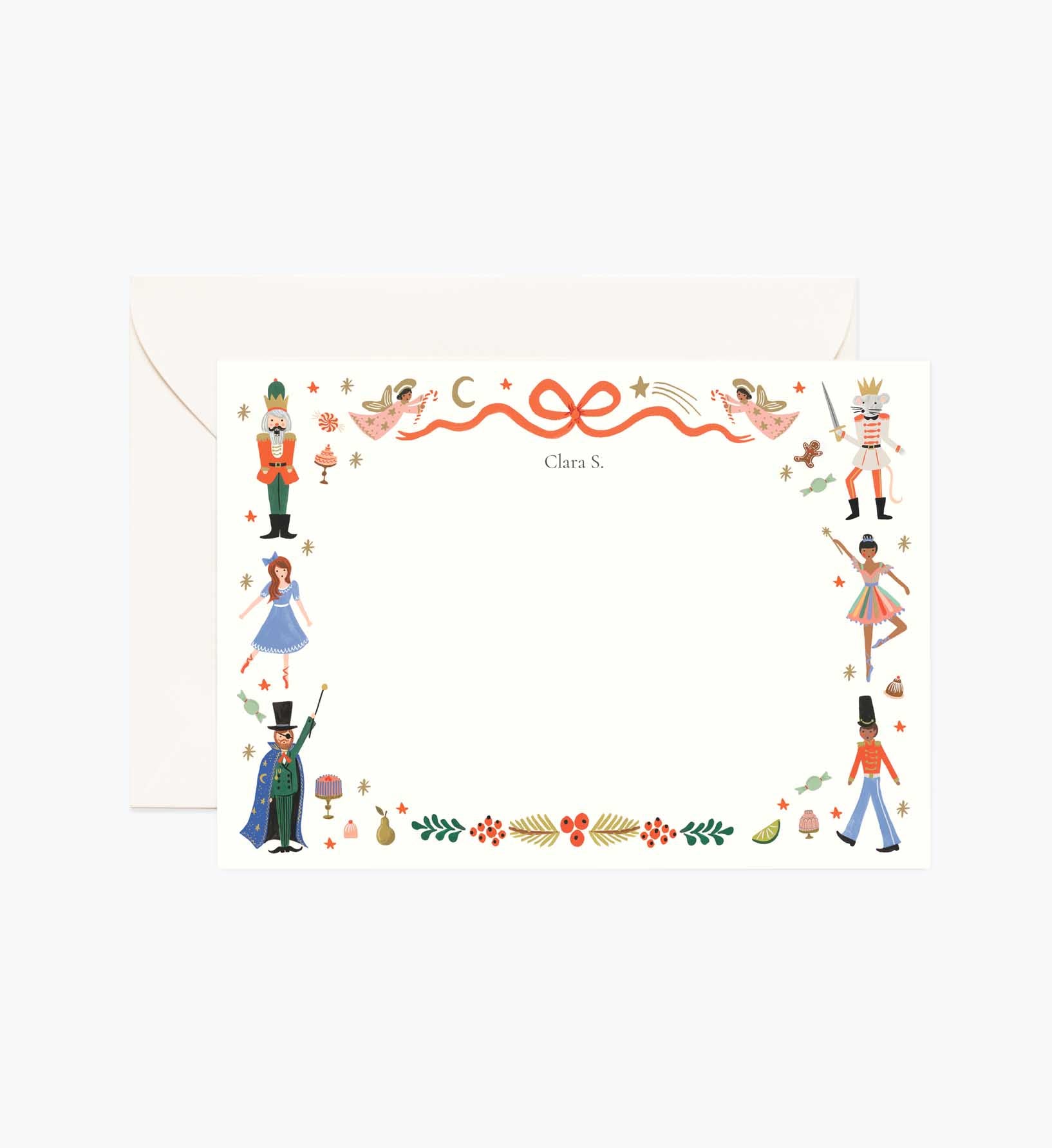 Holiday Personalized Stationery - Nutcracker