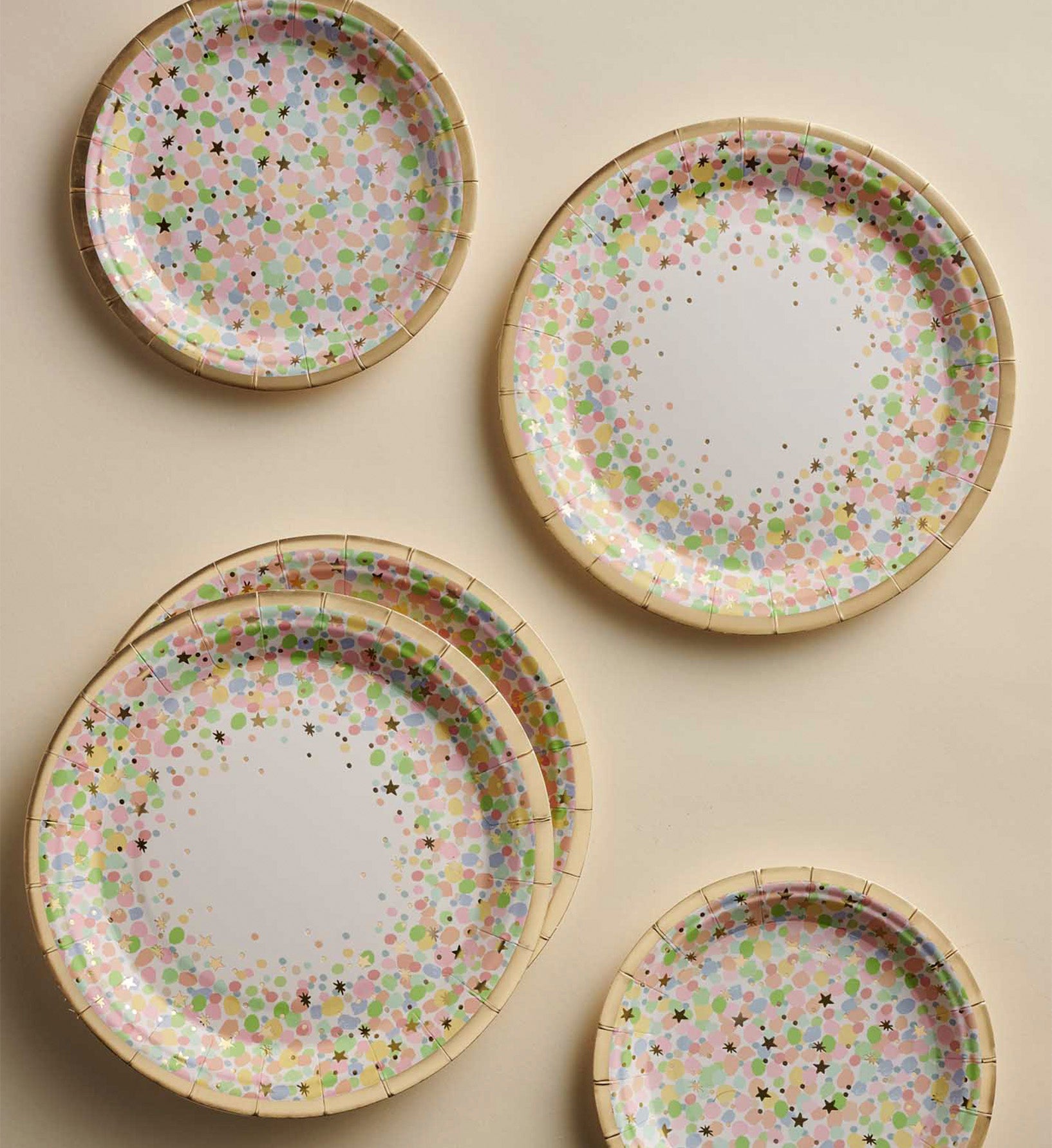 Small Paper Plates - Sprinkles