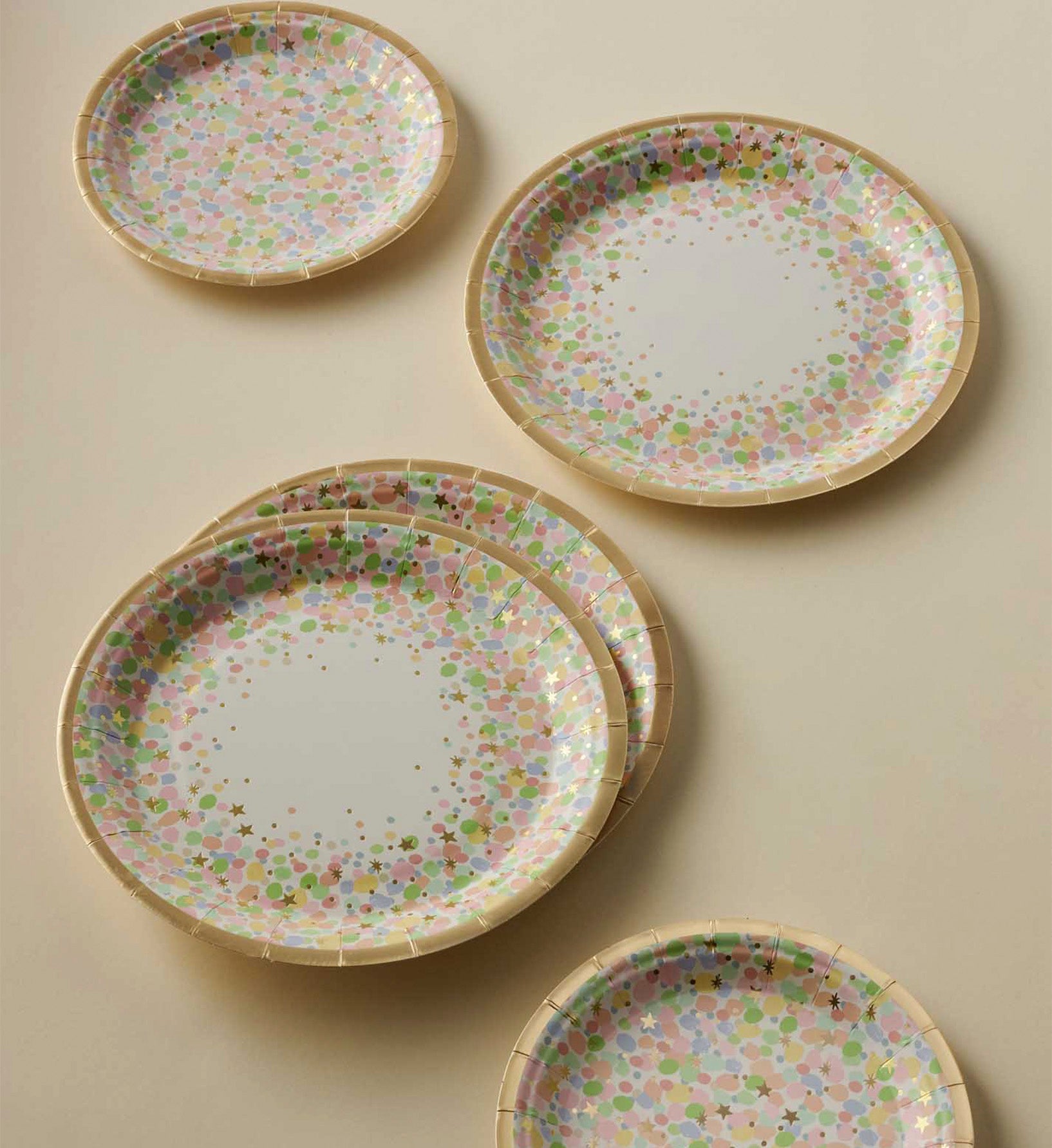 Large Paper Plates - Sprinkles