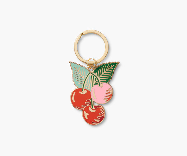 Cherries Enamel Keychain | Rifle Paper Co.