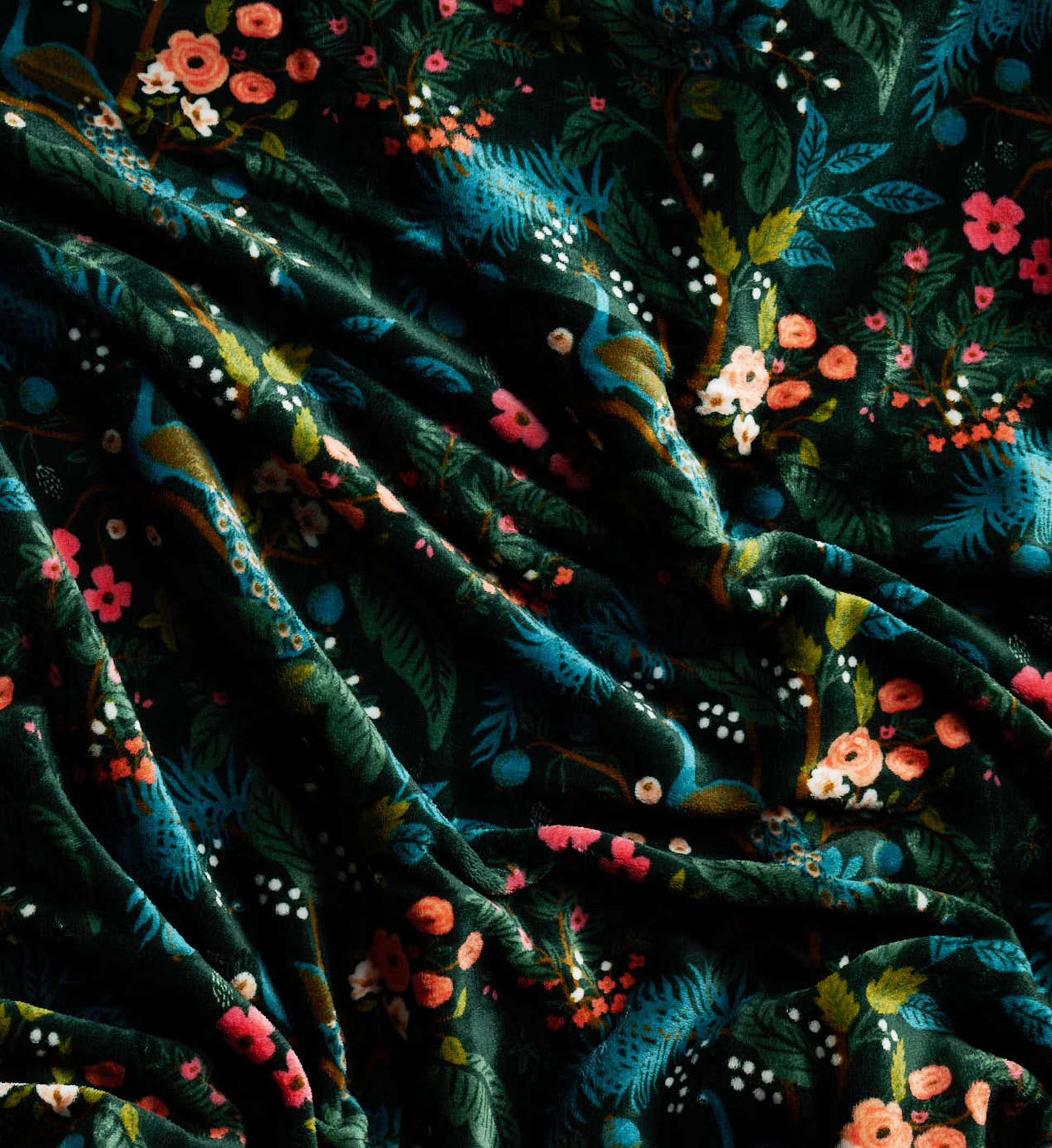 Fleece Blanket - Peacock