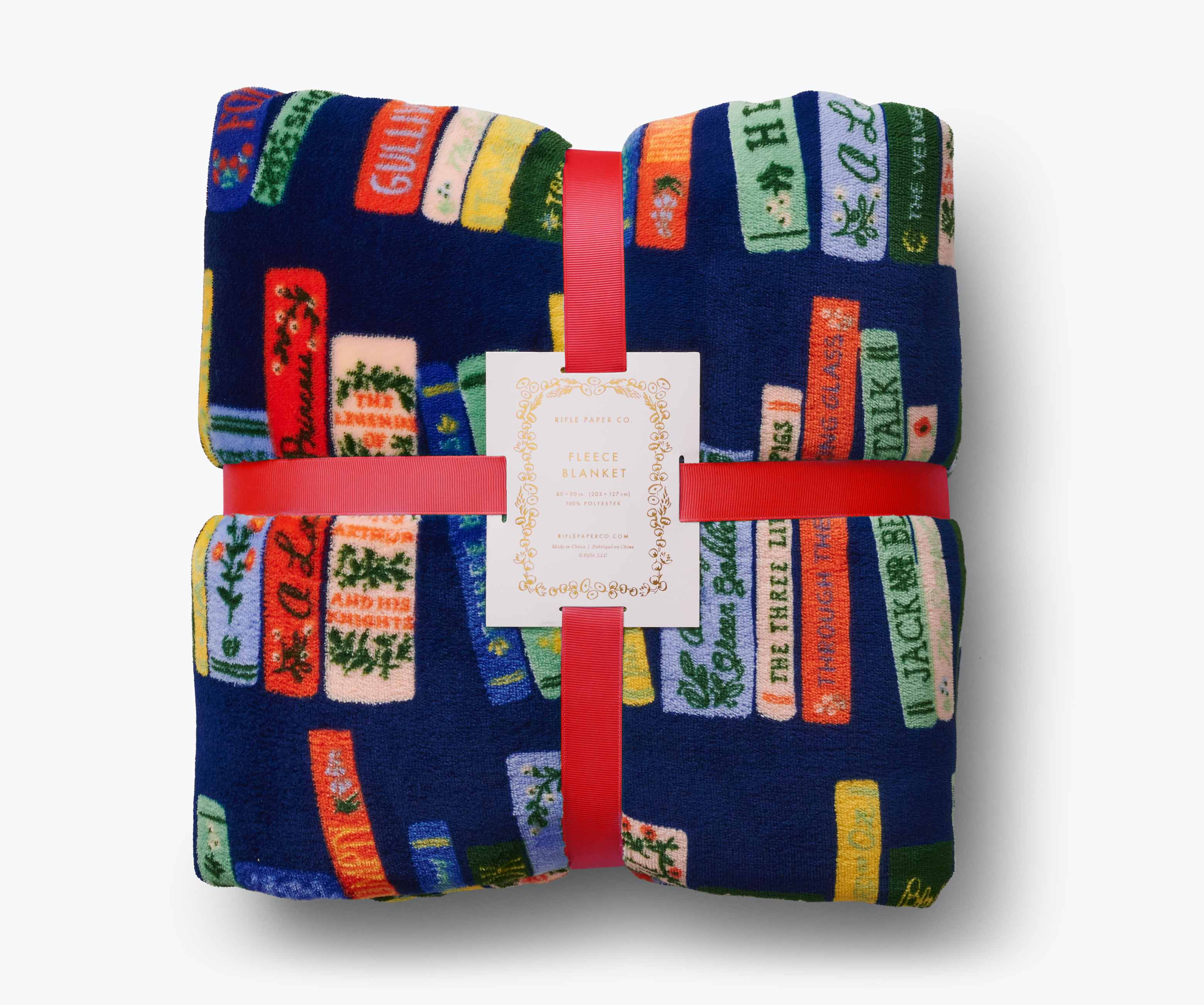 Fleece Blanket - Bookshelf