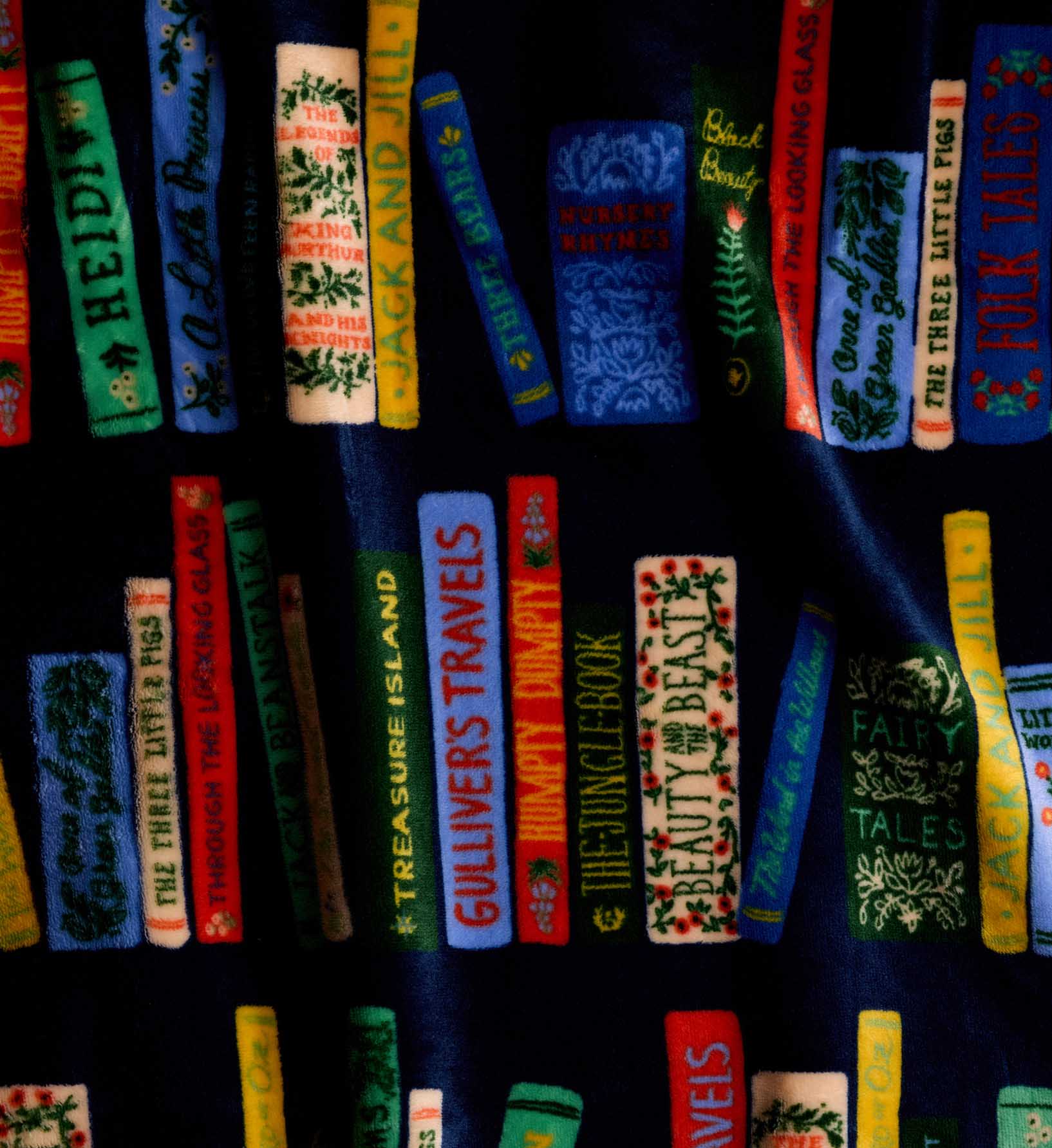 Fleece Blanket - Bookshelf