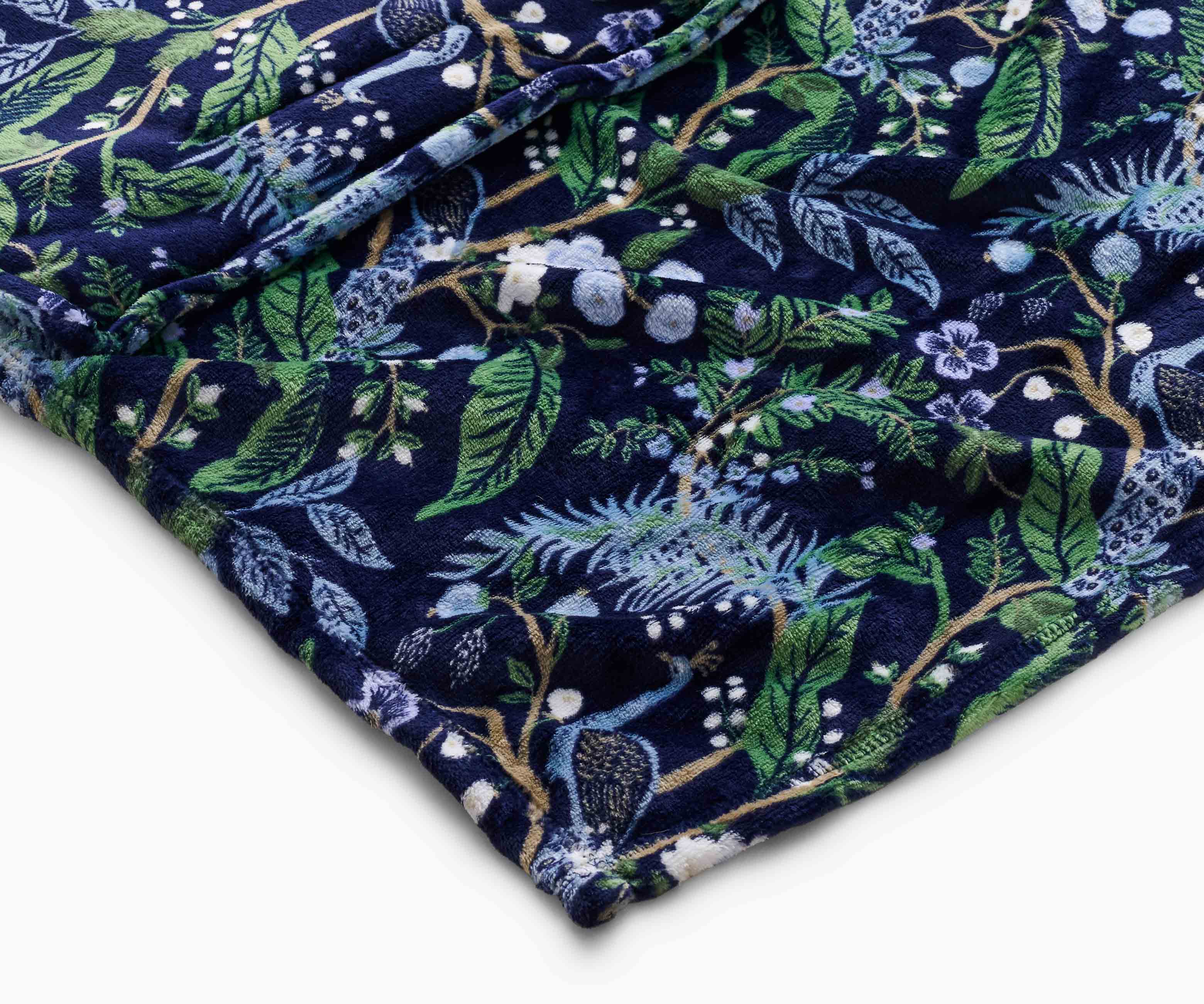 Travel Fleece Blanket - Peacock