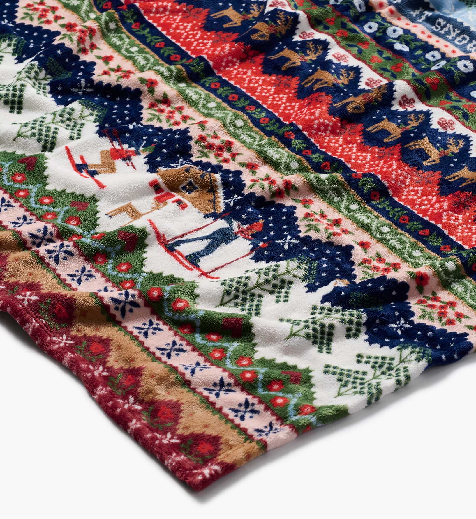 Fleece Blanket - Ski Chalet