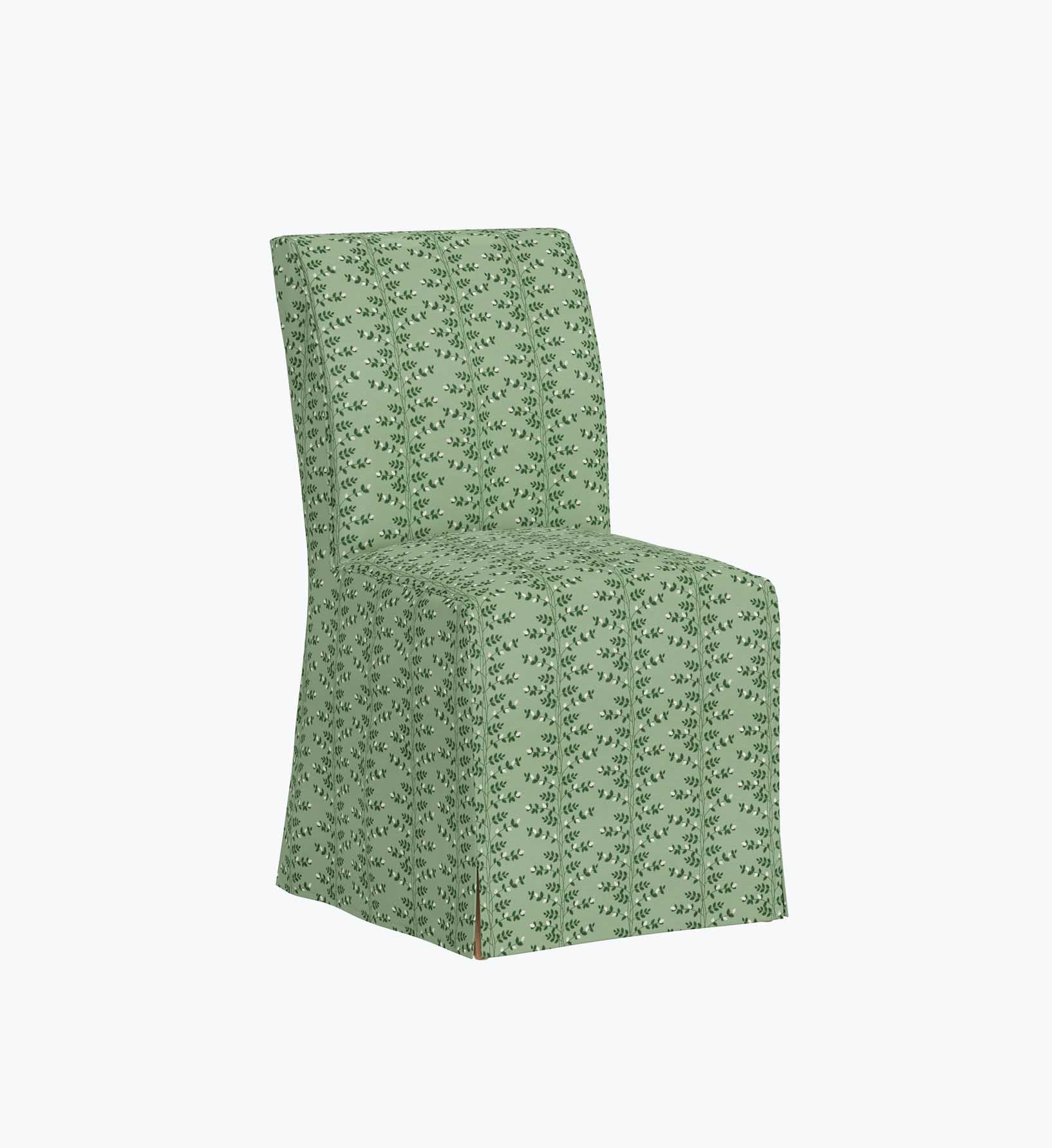 Frances Slipcover Dining Chair - Climbing Vines