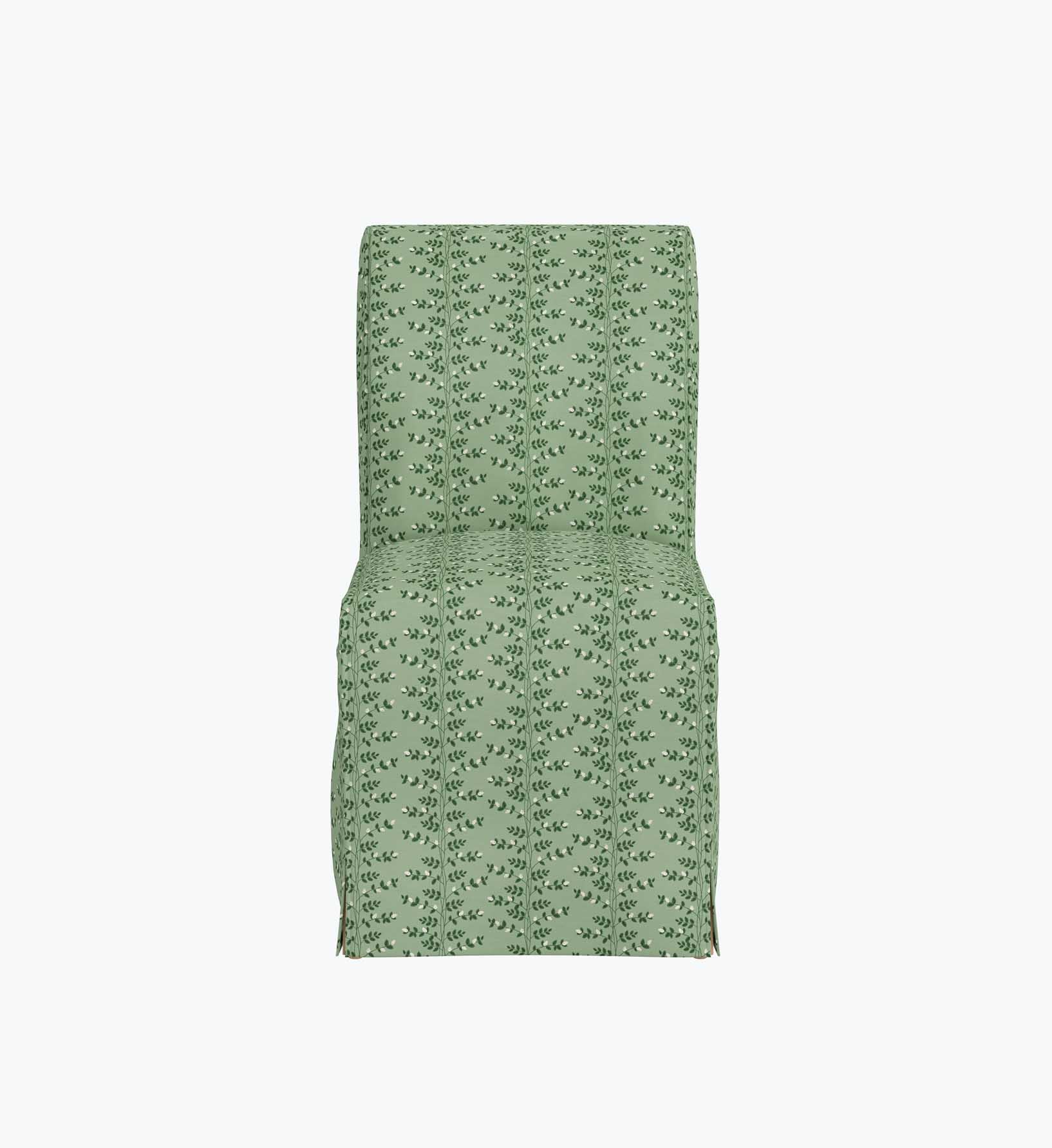 Frances Slipcover Dining Chair - Climbing Vines