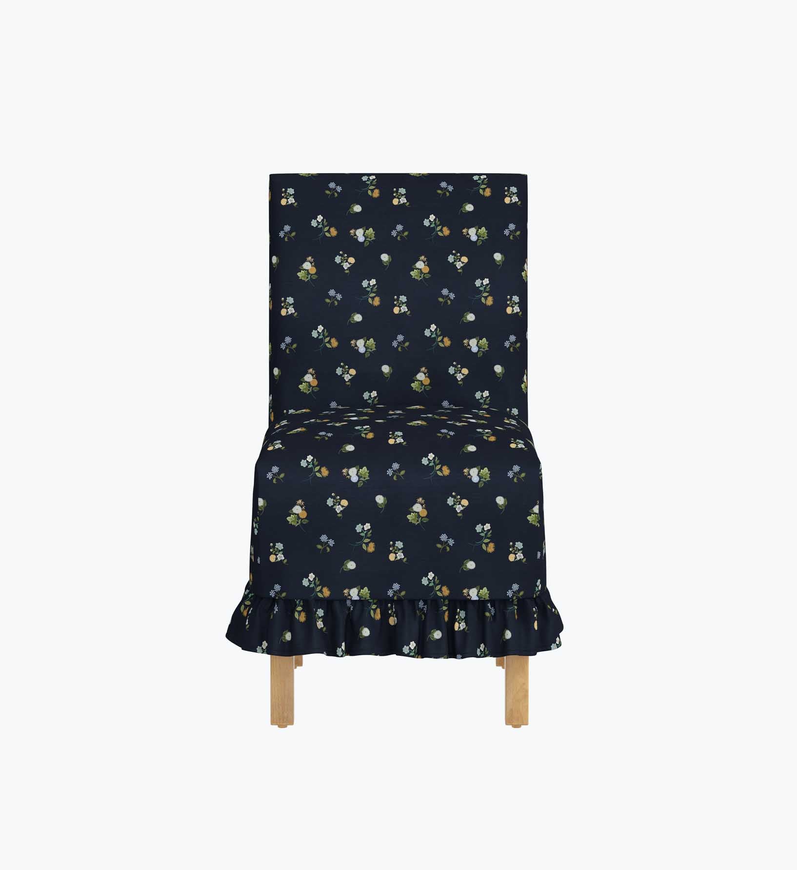 Louise Slipcover - Ditsy Dahlia Navy