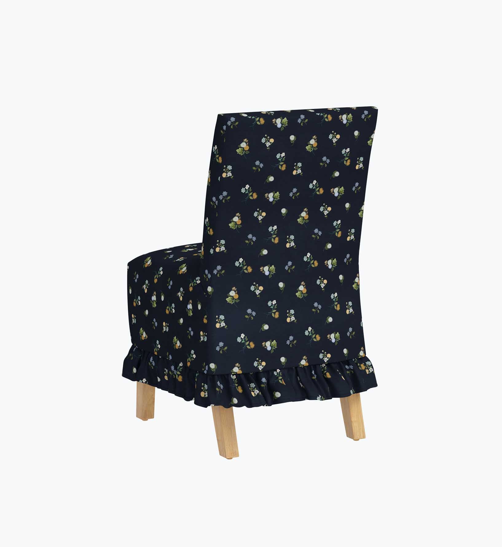 Louise Slipcover - Ditsy Dahlia Navy