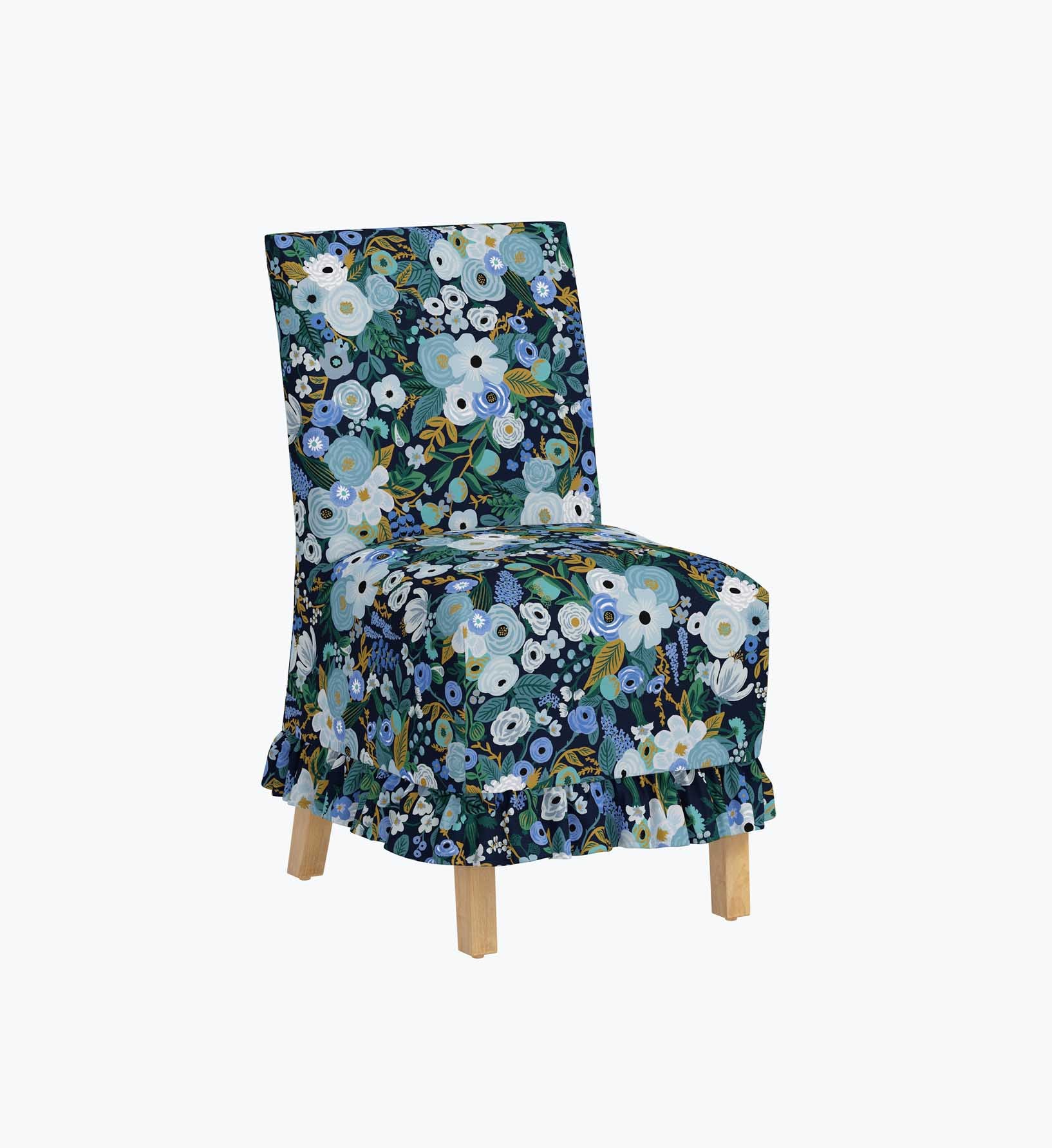 Louise Slipcover - Garden Party Blue
