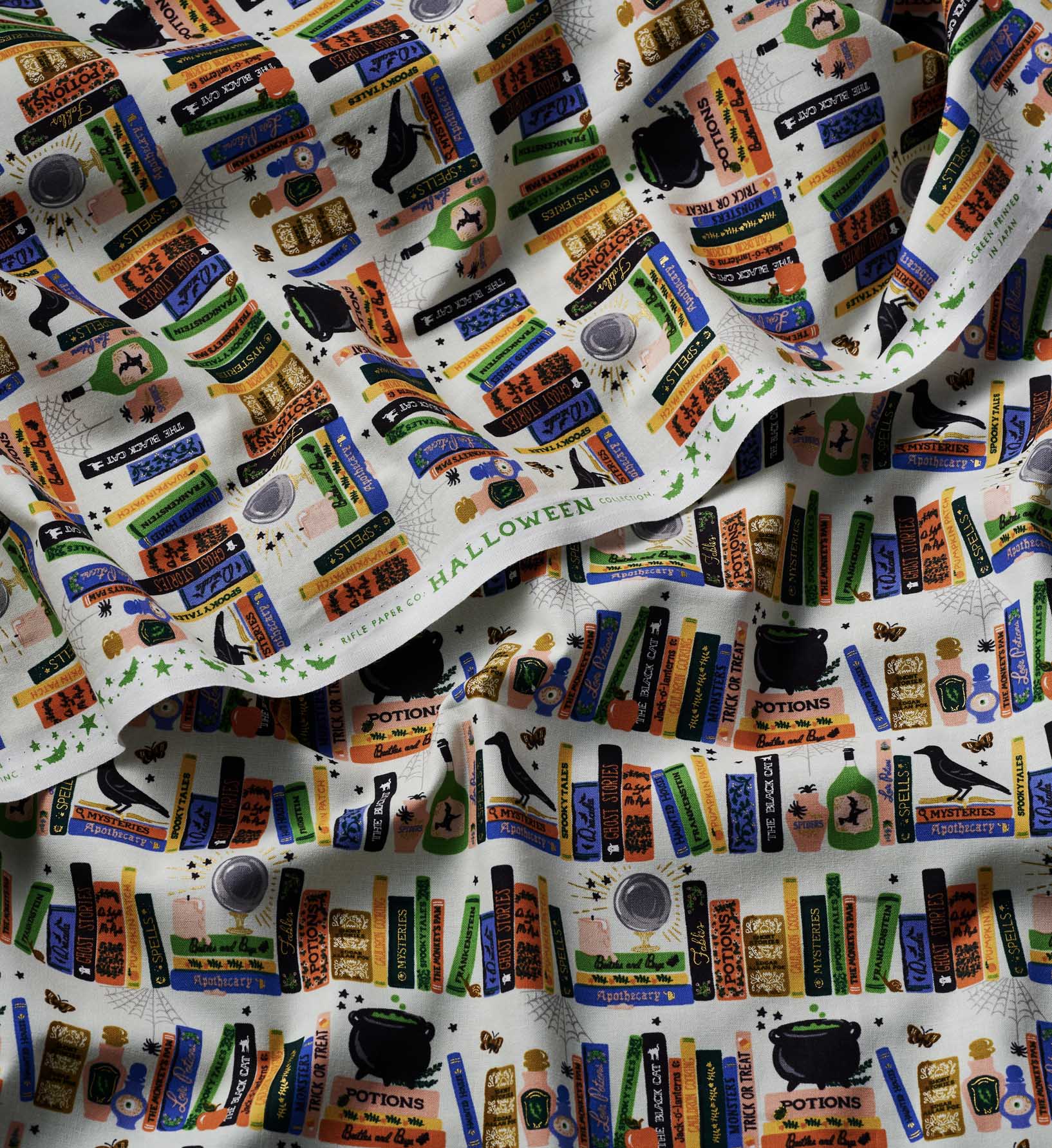 Spellbound Cotton Fabric - Cream