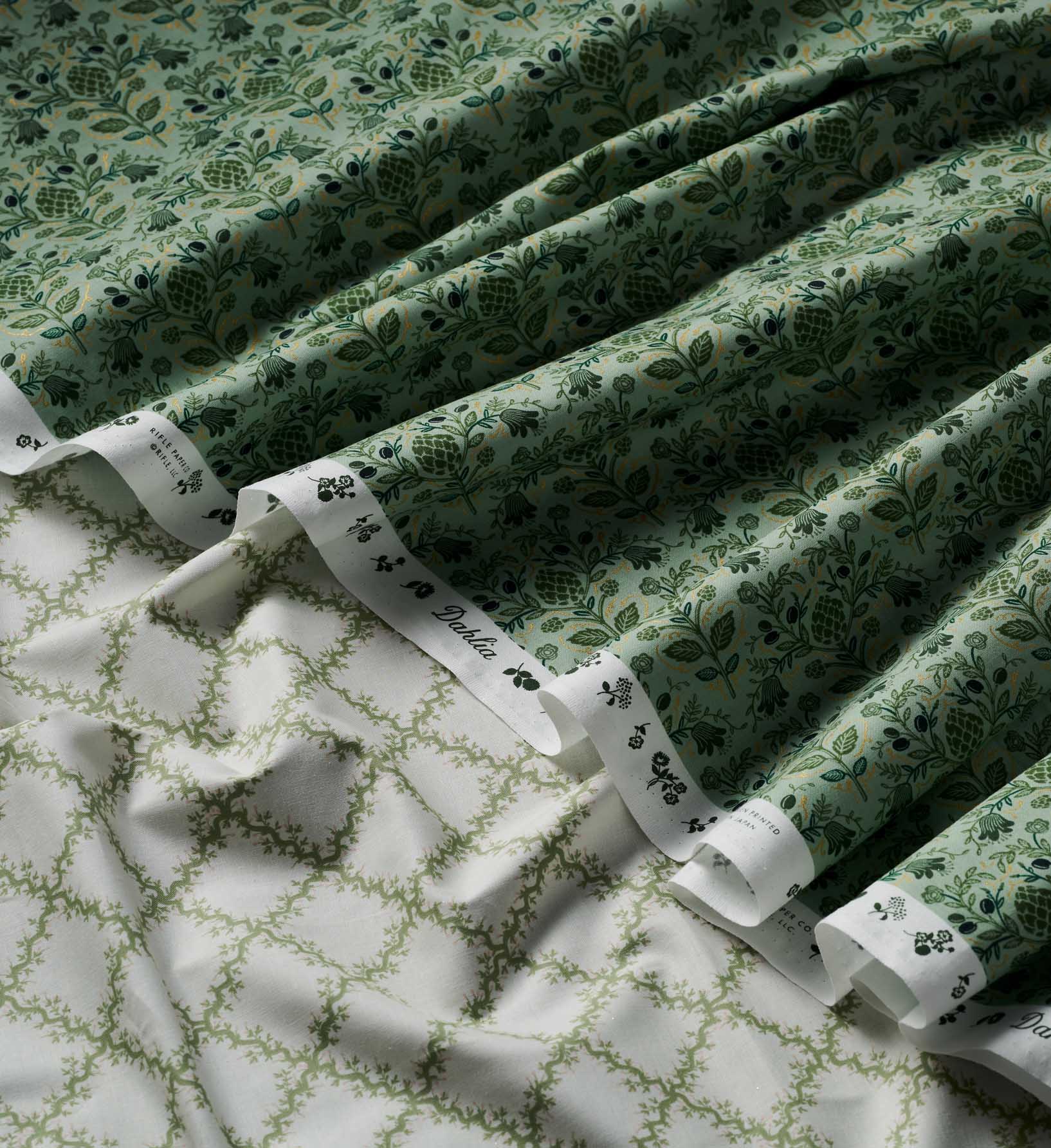 Lattice Cotton Fabric - Cream