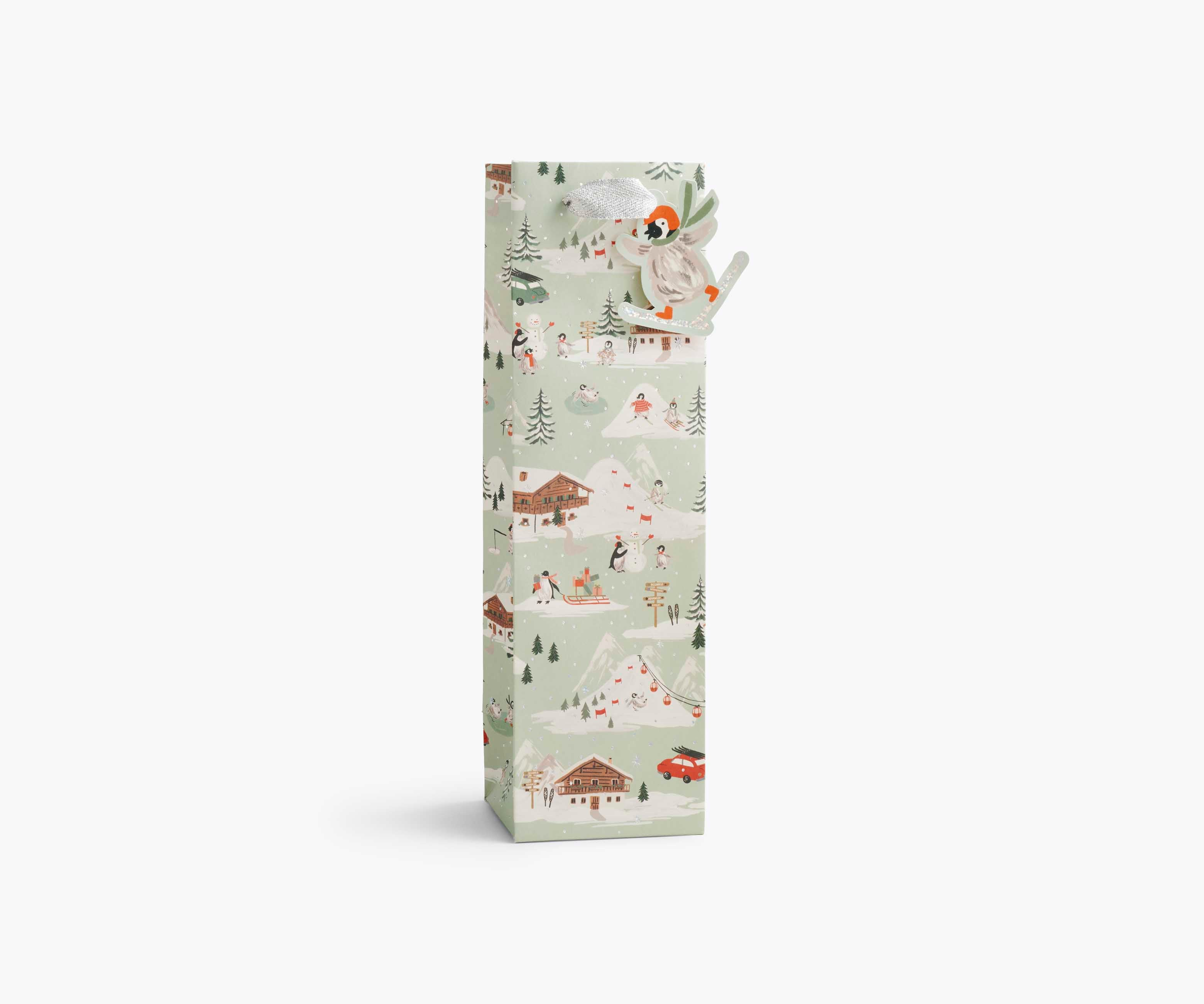 Penguin Village Wine Gift Bag
