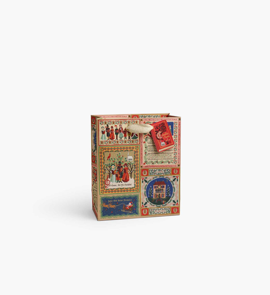 Christmas Carols Medium Gift Bag | Rifle Paper Co.