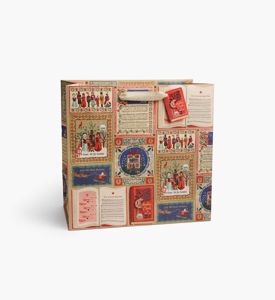 Christmas Carols Large Gift Bag | Rifle Paper Co.