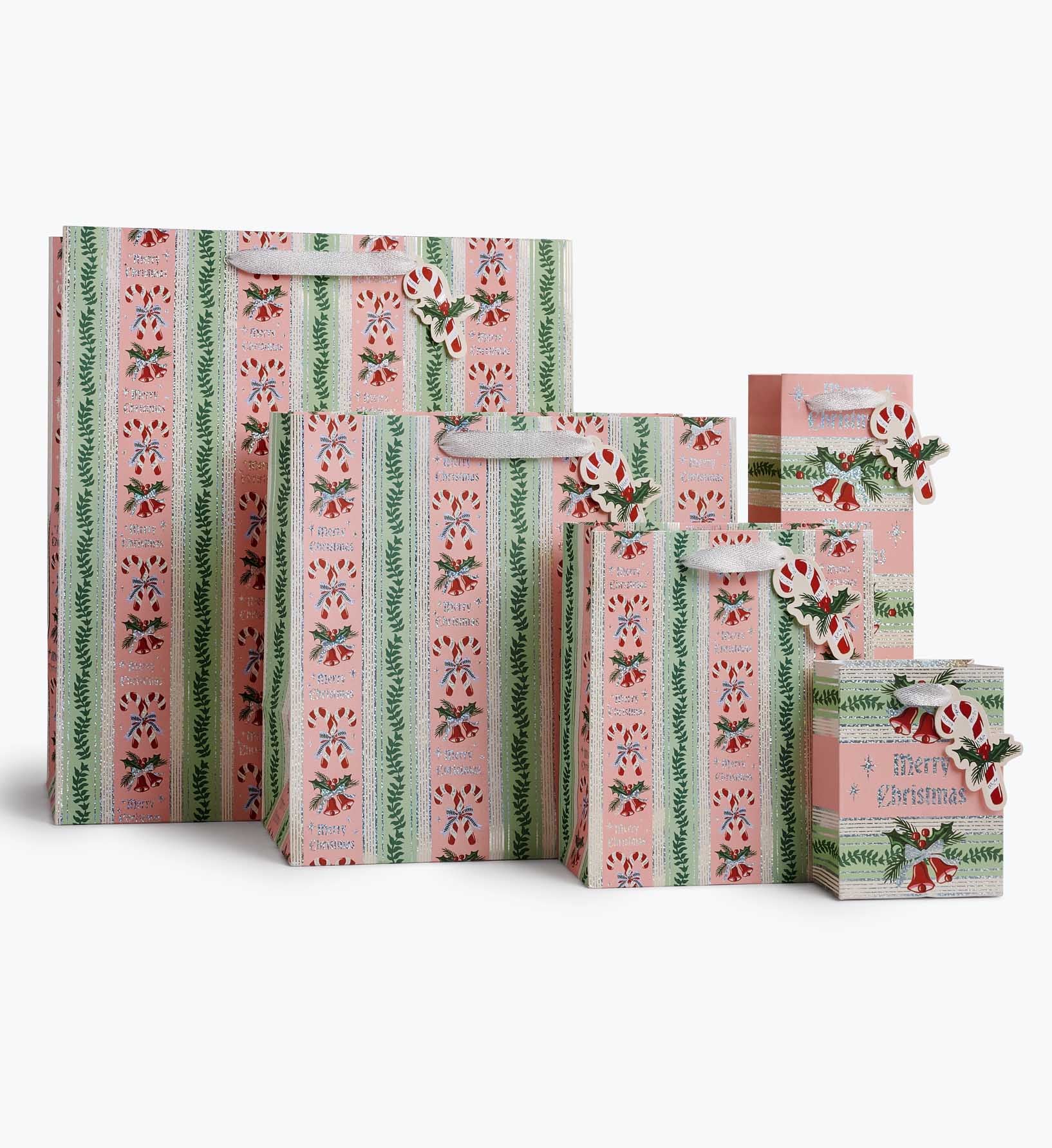Candy Cane Stripe Medium Gift Bag