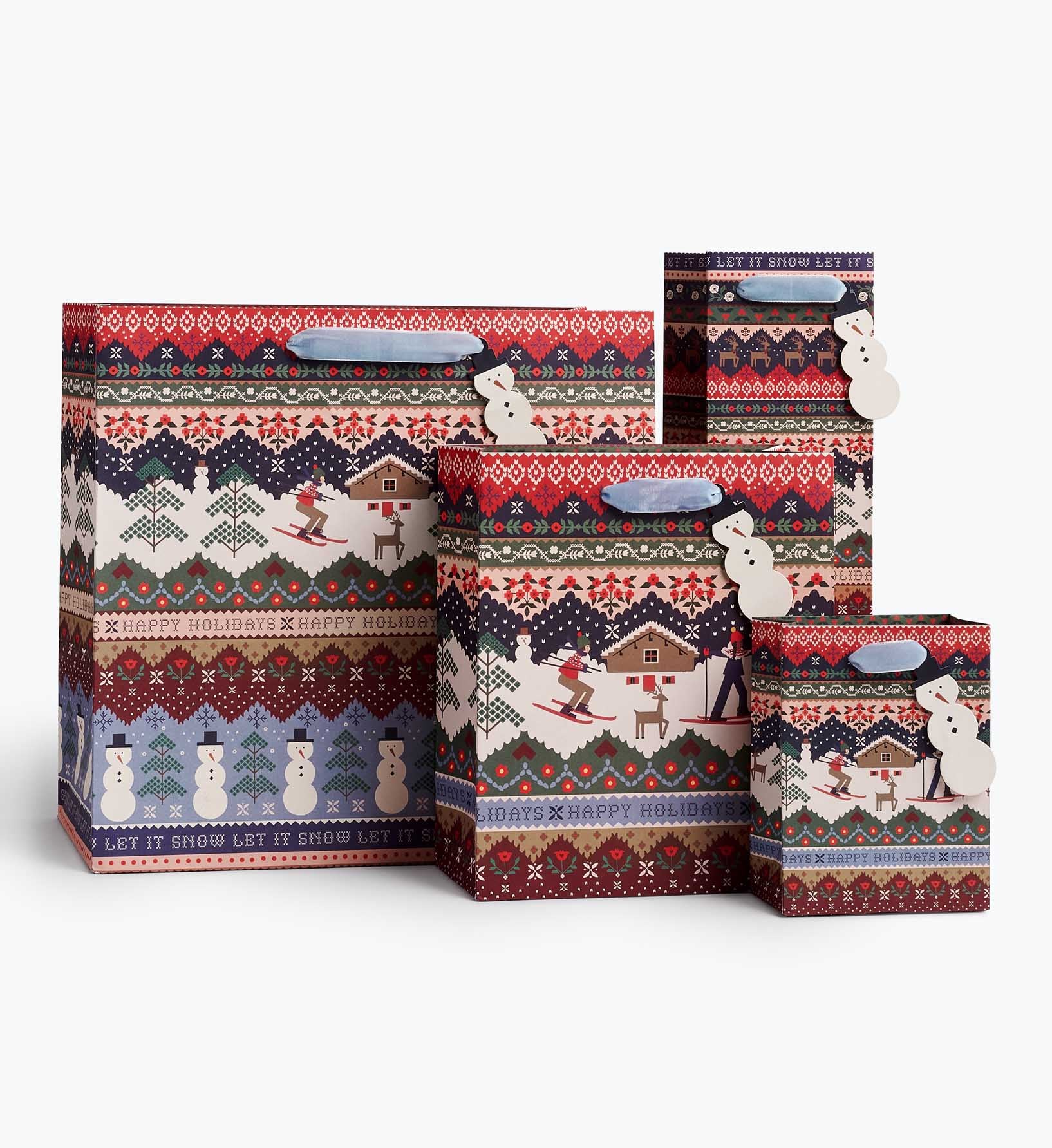 Ski Chalet Medium Gift Bag