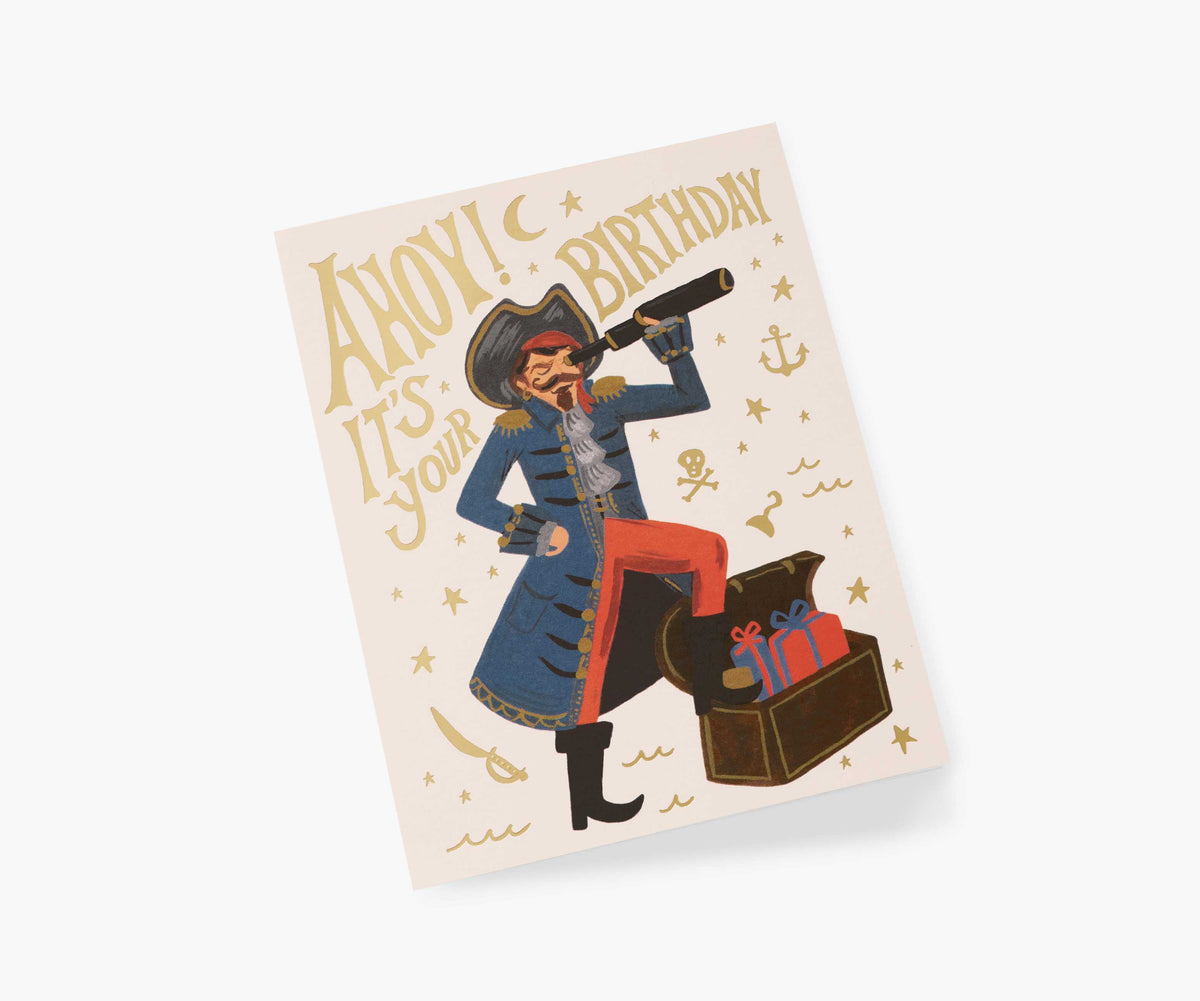 Pirate Birthday Greeting Card | Rifle Paper Co.