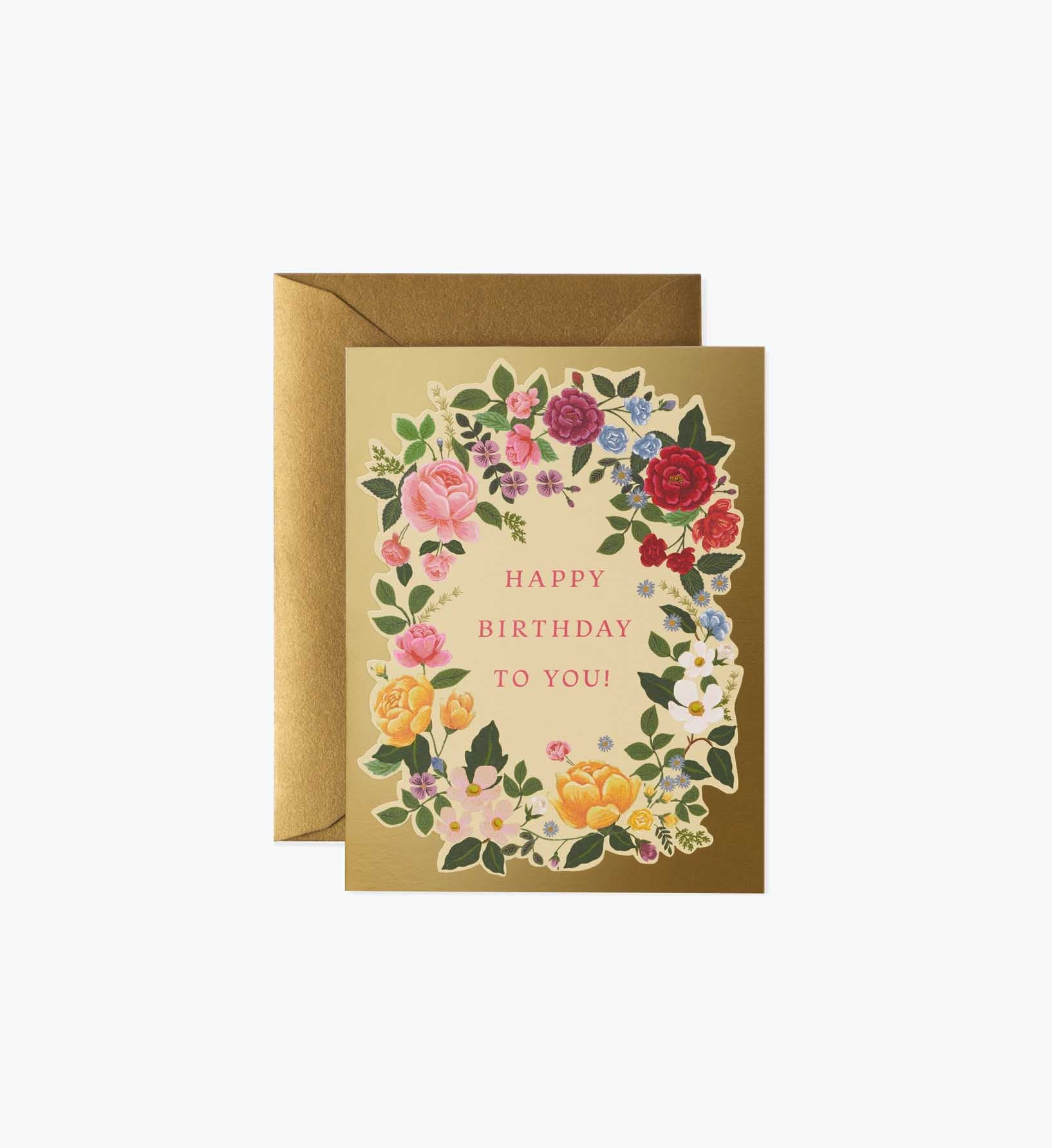 Botanical Birthday Card