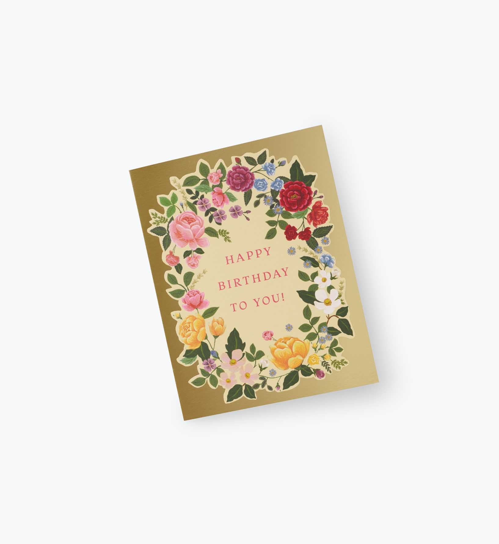 Botanical Birthday Card