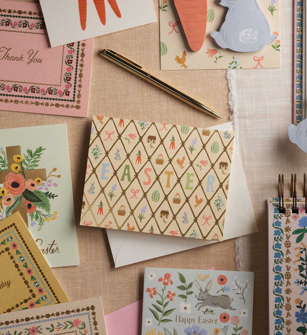 Spring Farm Easter Card