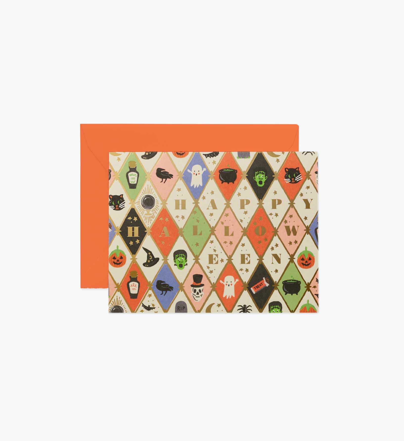 Halloween Argyle Card