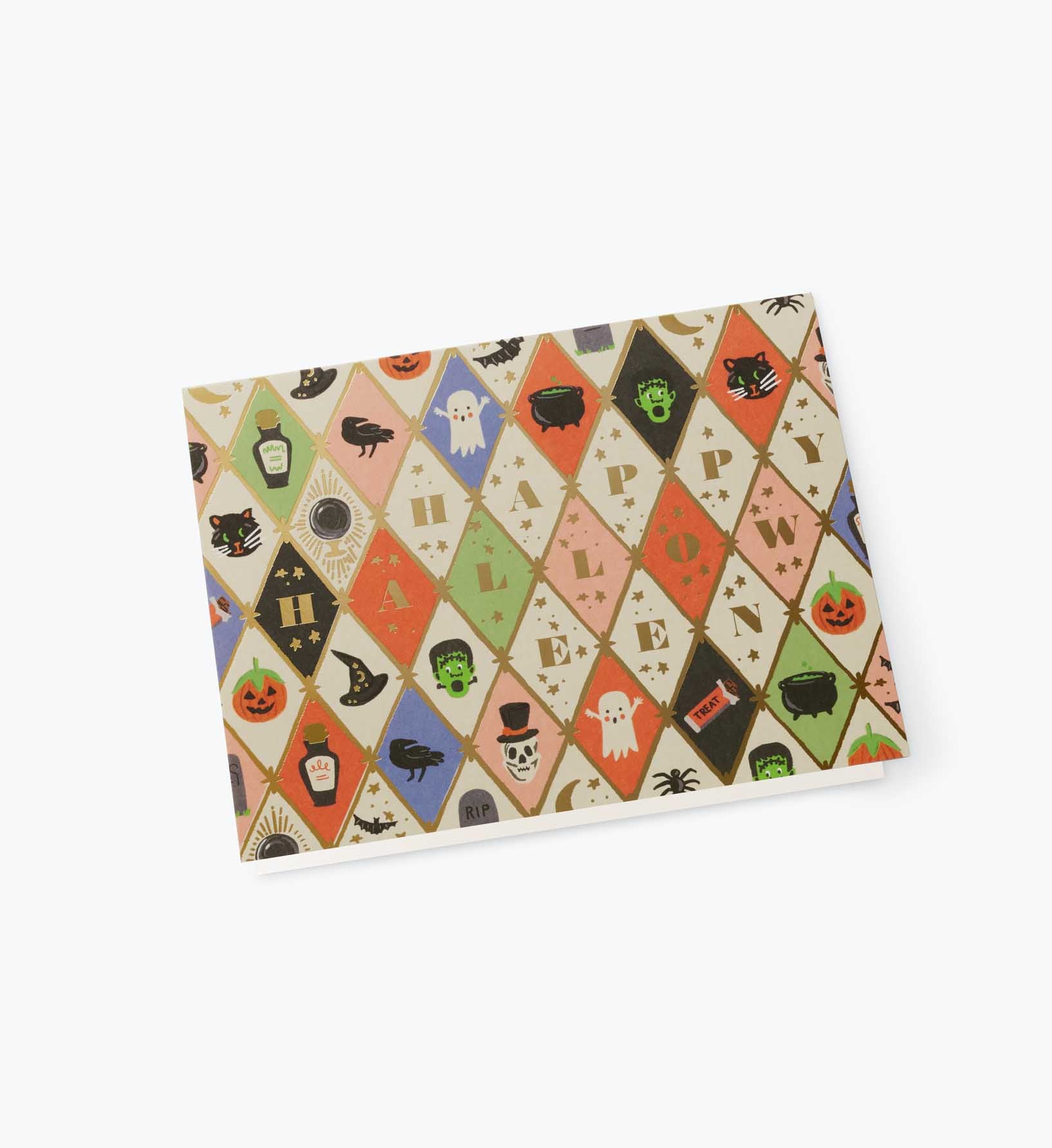 Halloween Argyle Card