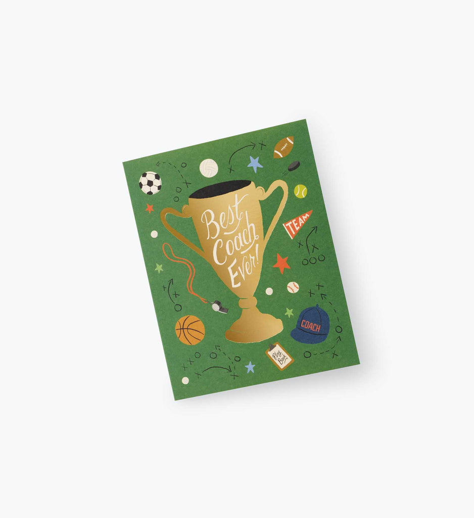 Best Coach Ever Greeting Card | Rifle Paper Co.