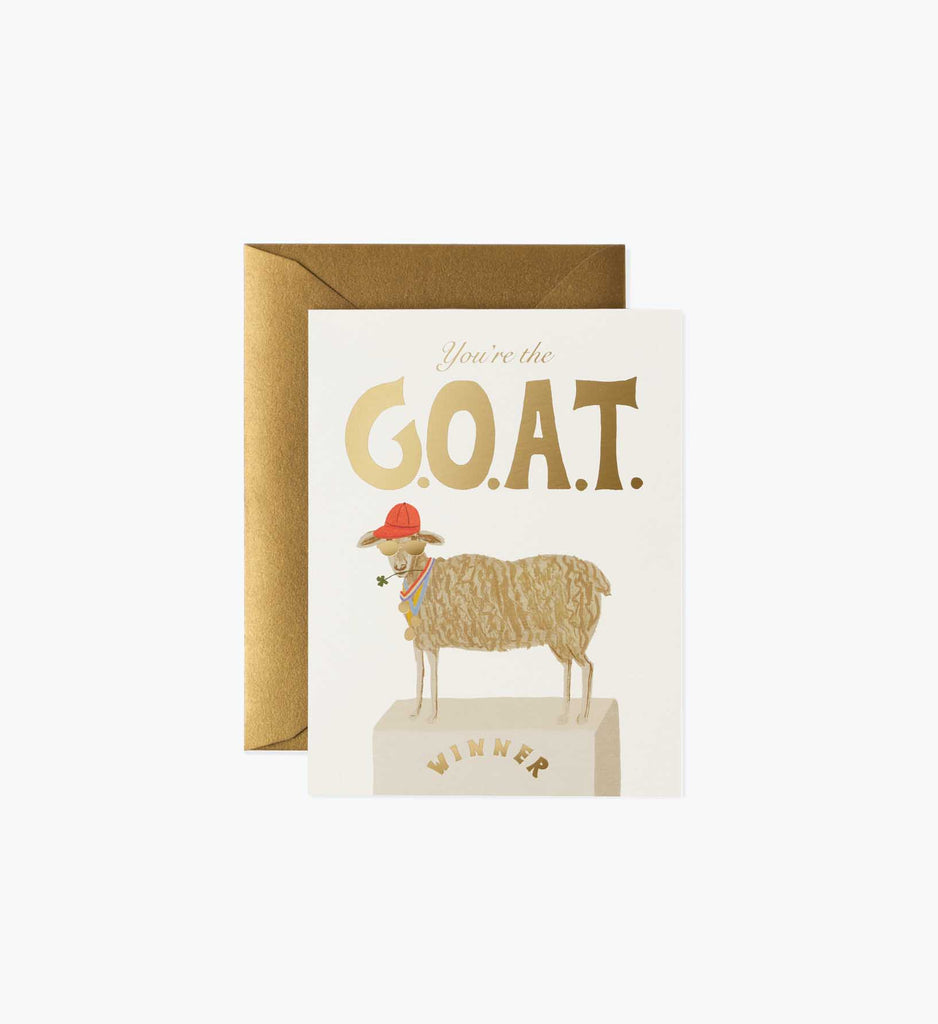 G.O.A.T. Greeting Cards | Rifle Paper Co.