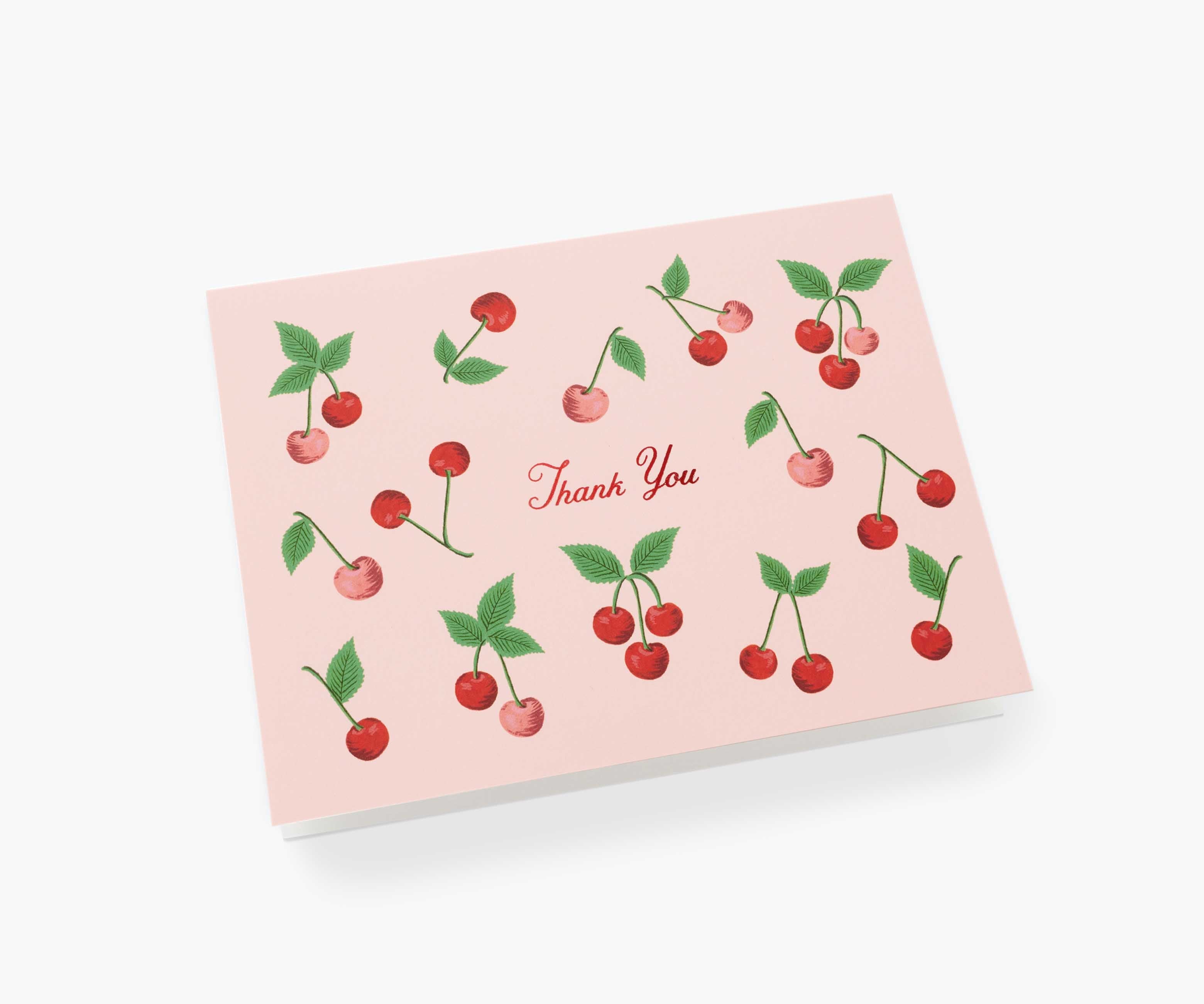 Cherries Thank You Cards - Boxed Set