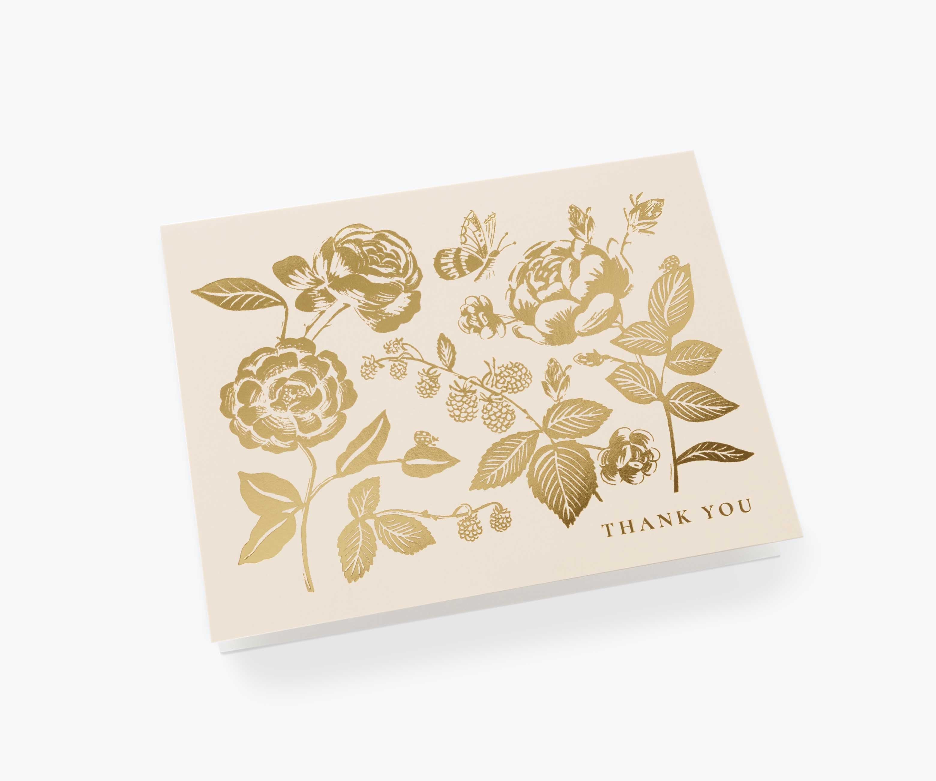 English Rose Thank You Cards - Boxed Set