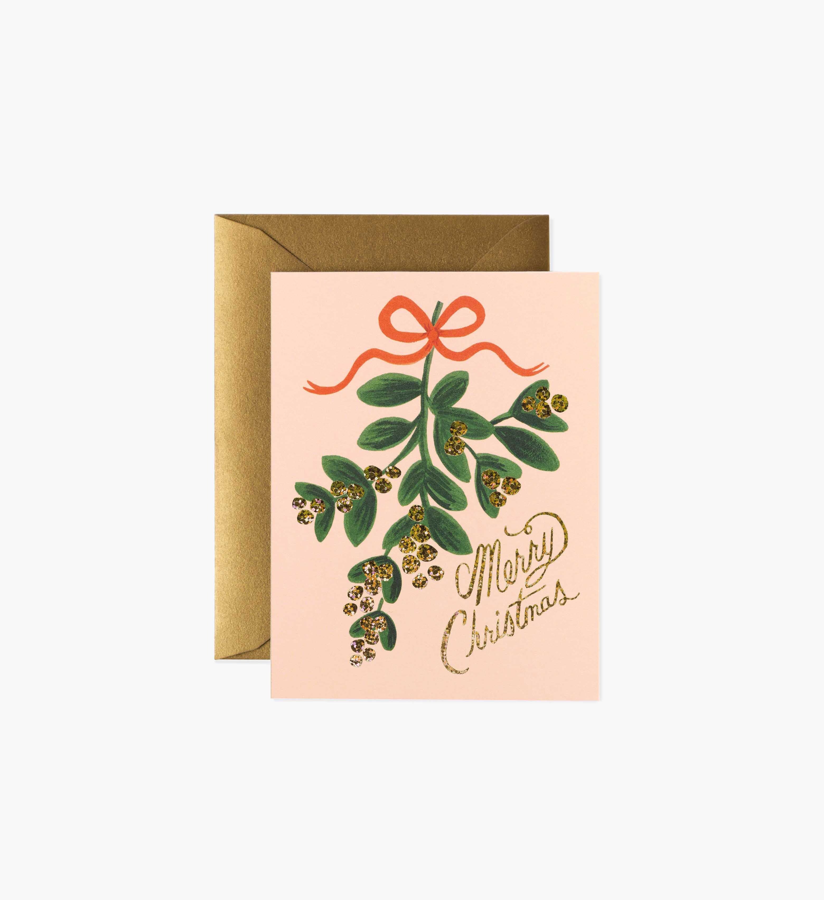 Mistletoe Christmas Holiday Cards - Boxed Set