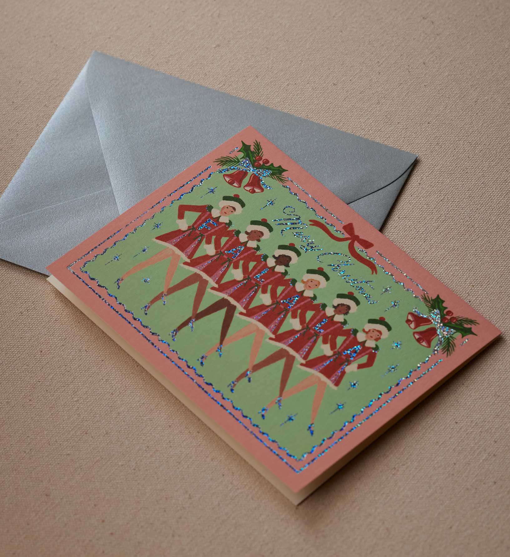 Fa La La Christmas Holiday Card - Single Card
