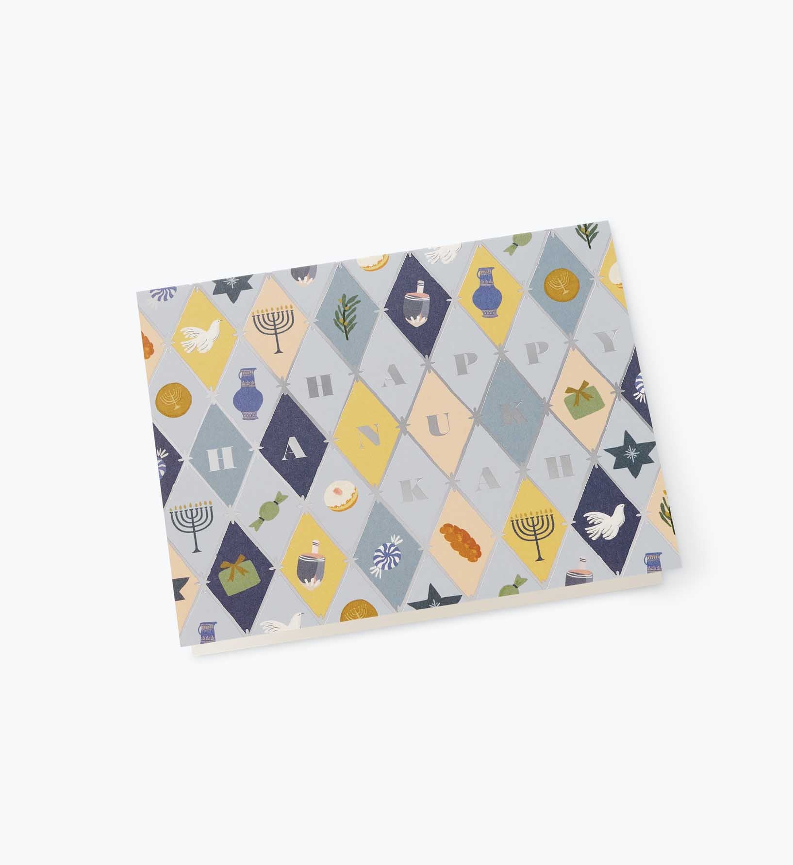 Hanukkah Argyle Hanukkah Cards - Boxed Set