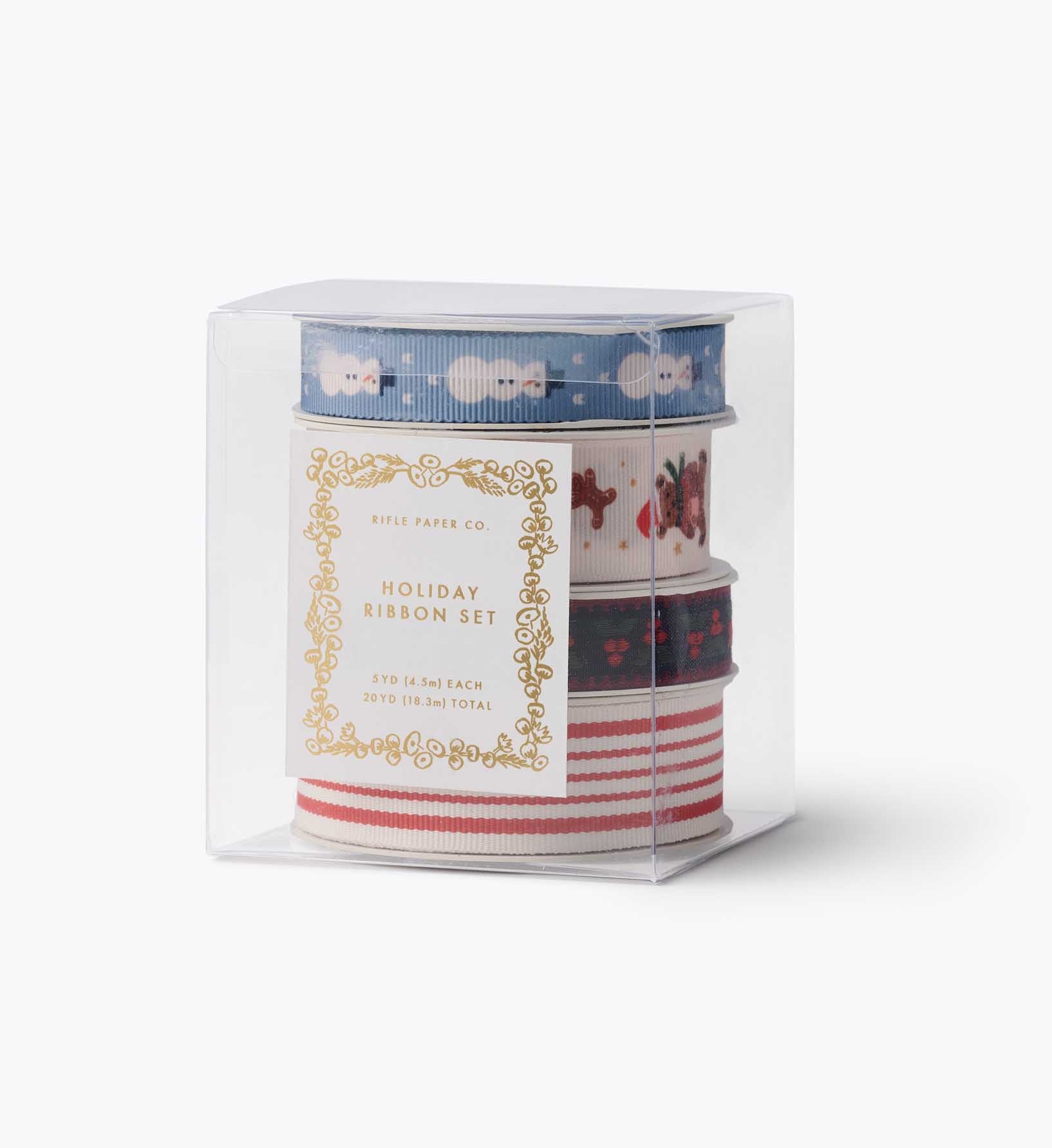 Ribbon Set of 4 - Beary Christmas