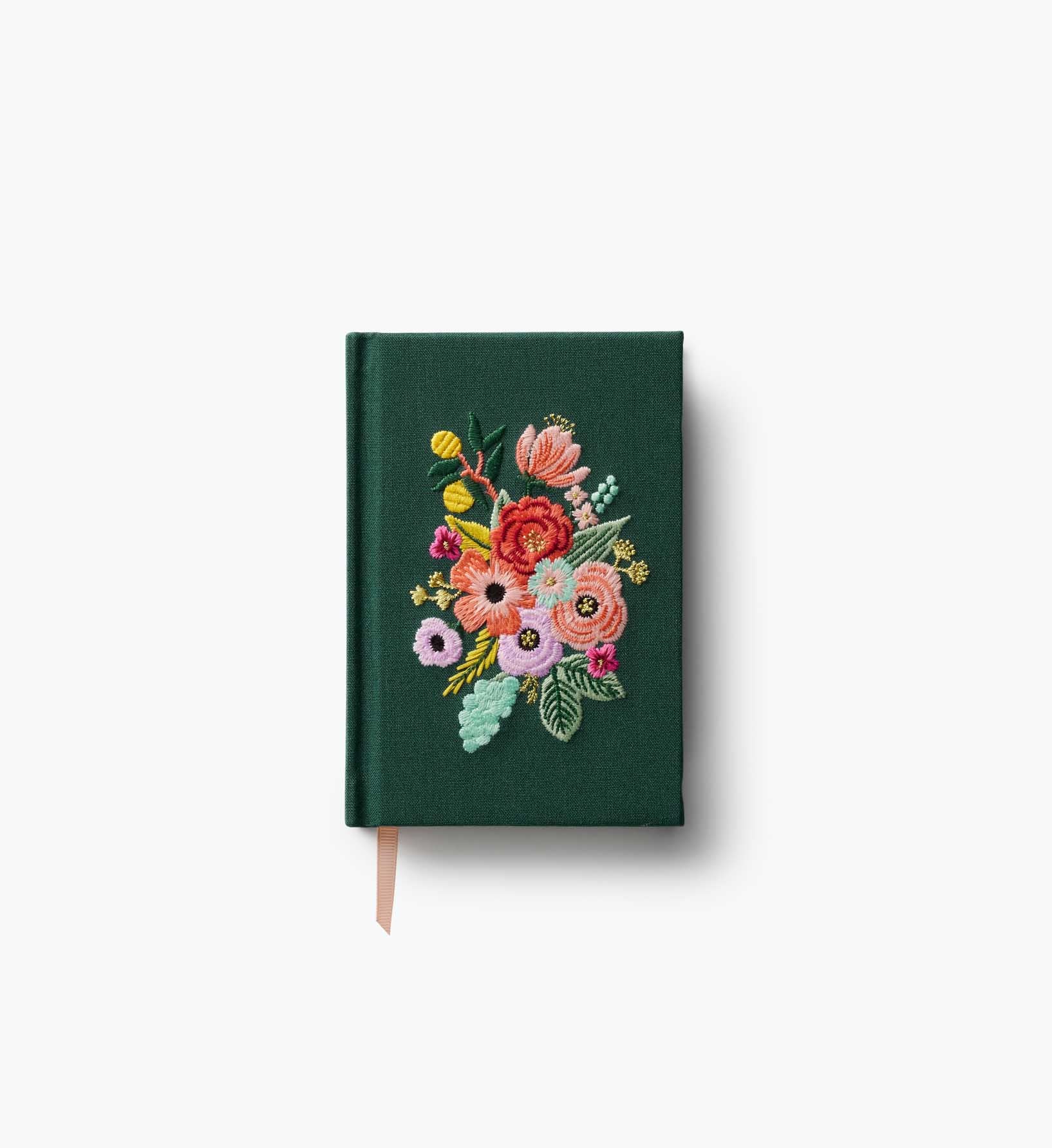 Mini Embroidered Journal - Garden Party