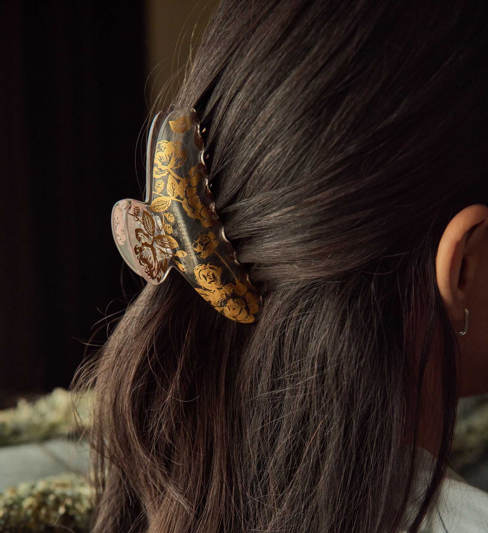 Large Claw Clip Set - English Rose